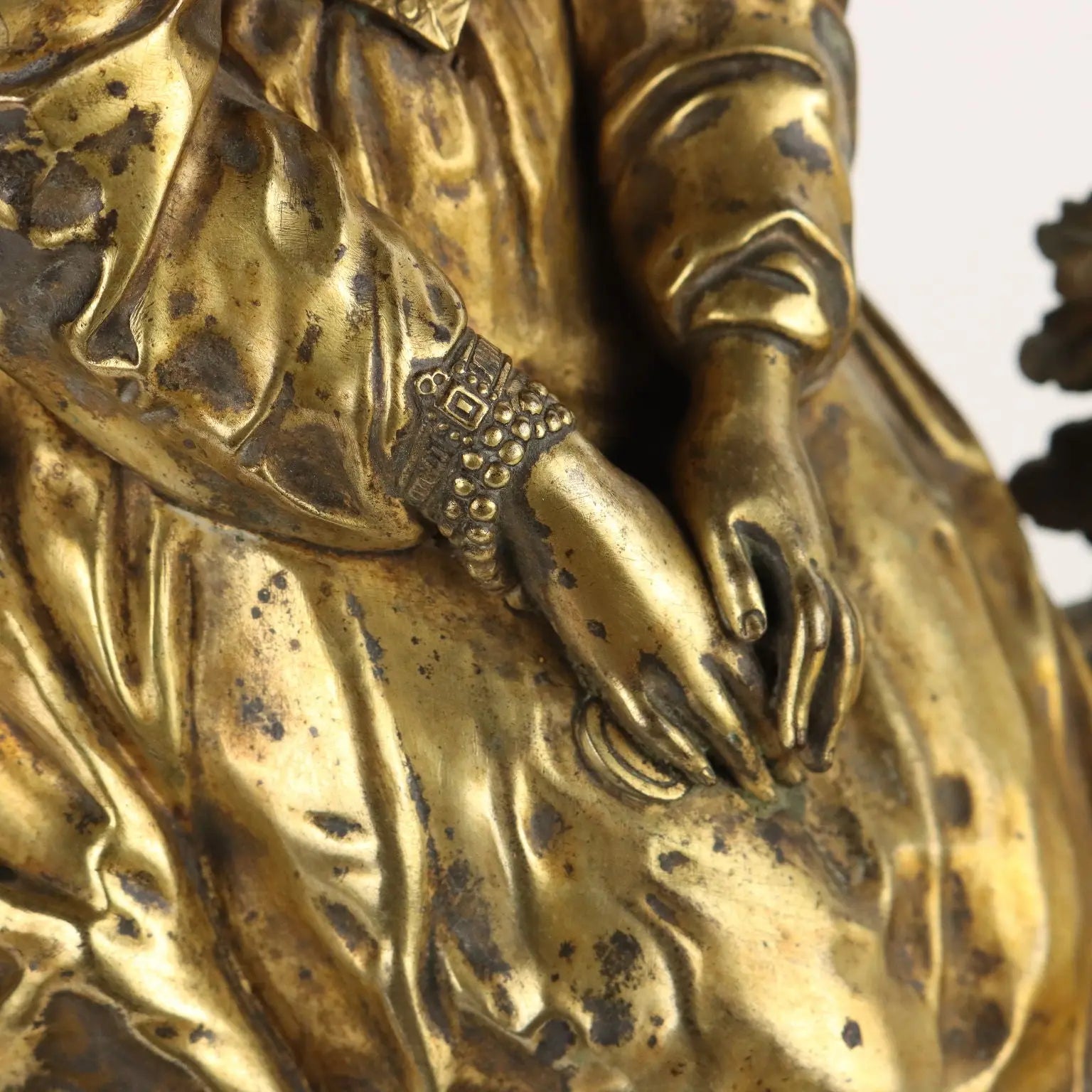Antique Clock Gilded Bronze with Basement France XIX Century - France, XIX Century | Antiques | Fancy Goods