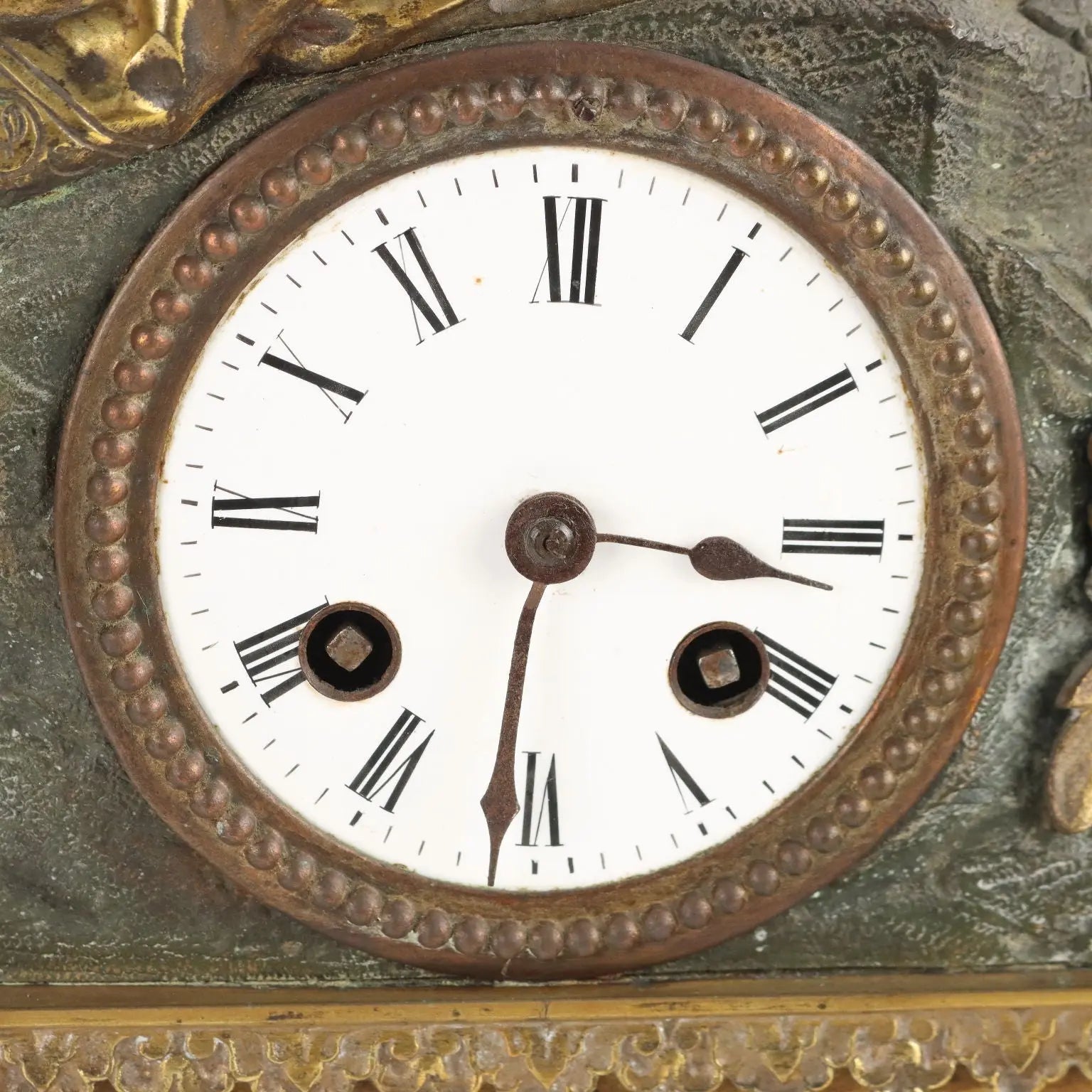 Antique Clock Gilded Bronze with Basement France XIX Century - France, XIX Century | Antiques | Fancy Goods