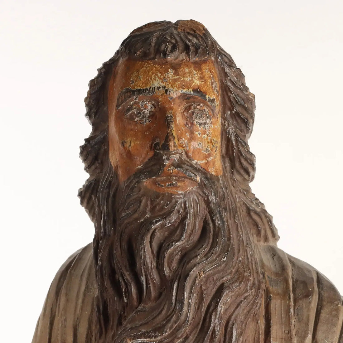 Antique Statue Religious Subject Wood Spain Late XVIII Century - Spain, Late XVIII Century | Antiques | Fancy Goods