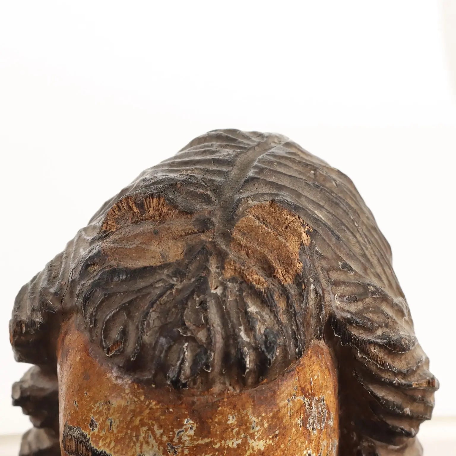 Antique Statue Religious Subject Wood Spain Late XVIII Century - Spain, Late XVIII Century | Antiques | Fancy Goods