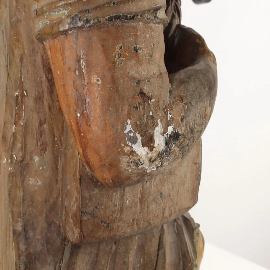 Antique Statue Religious Subject Wood Spain Late XVIII Century - Spain, Late XVIII Century | Antiques | Fancy Goods