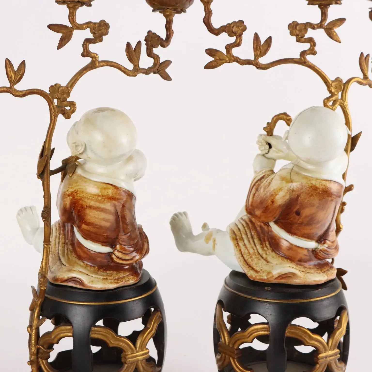 Antique Candle-Holders Bronze Japan XIX Century - Japan XIX Century | Antiques | Fancy Goods