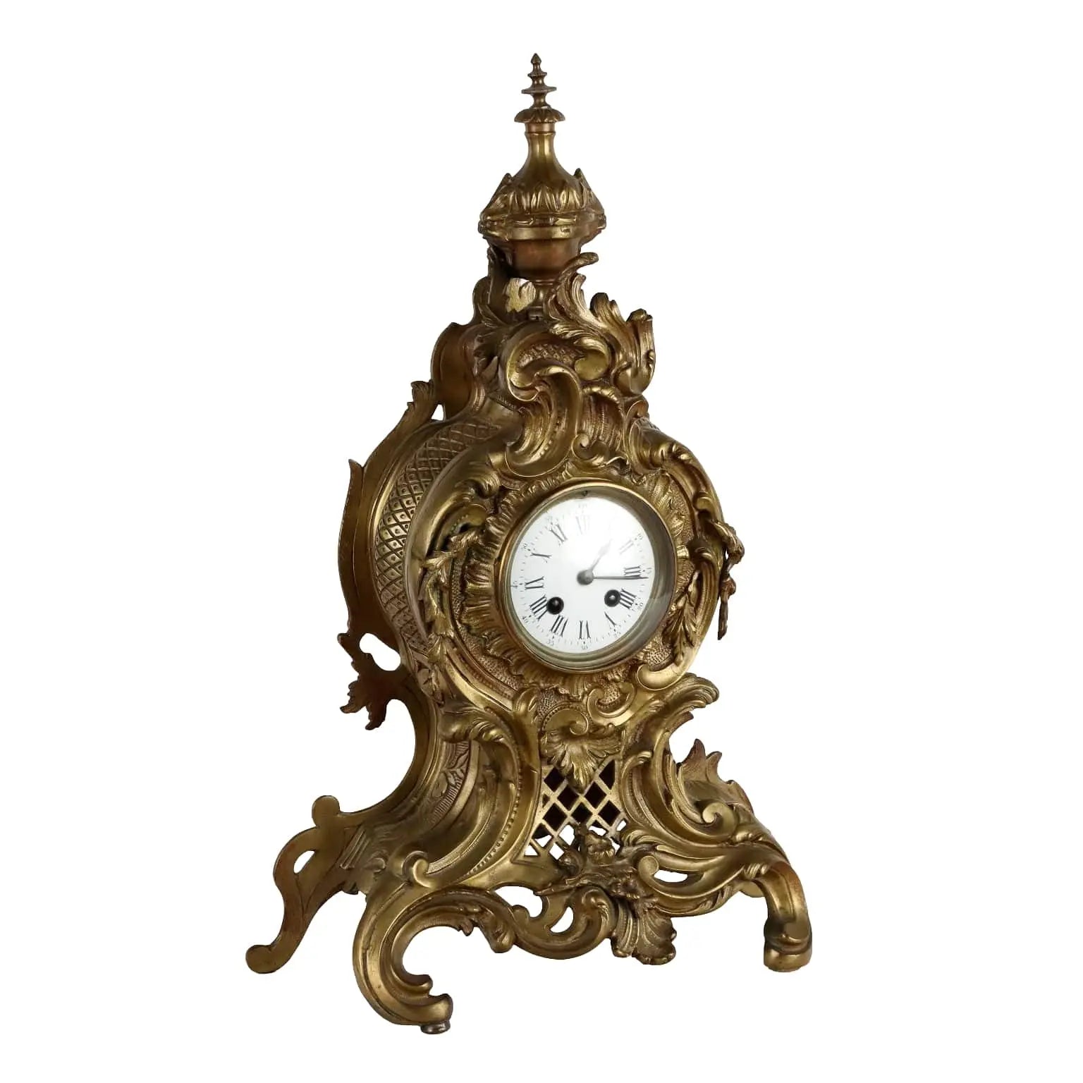 Antique Countertop Clock Gilded Bronze France XIX Century - France, Second Half XIX Century | Antiques | Fancy Goods
