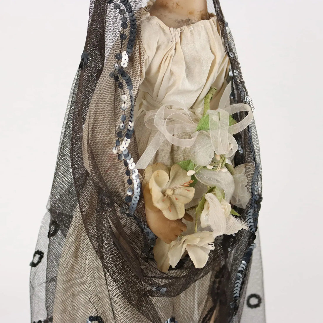 Antique Wax Figurine Cotton Italy XIX-XX Century - Southern Italy, Late XIX - Early XX Century | Antiques | Fancy Goods