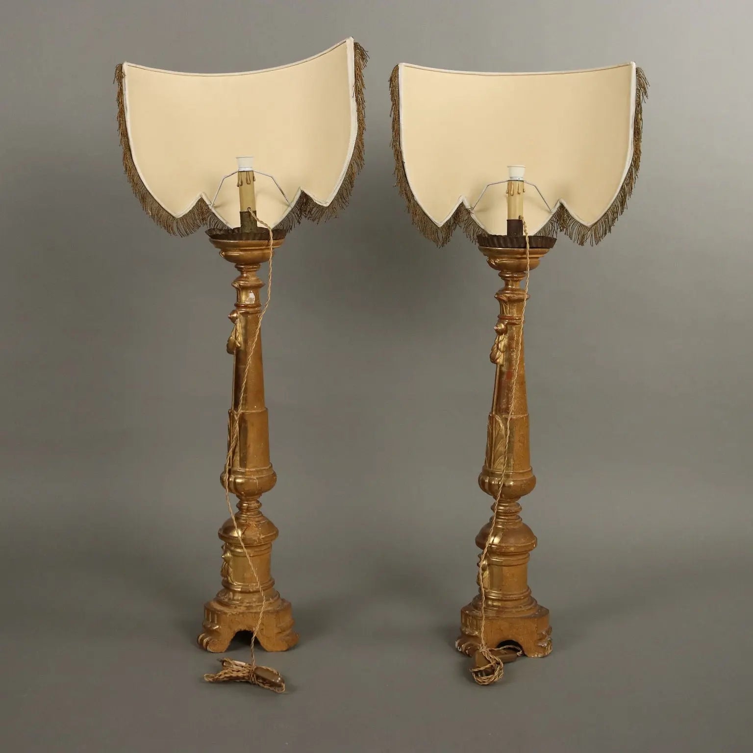 Pair of Antique Empire Style Candelabra Beech Italy XIX Century - Italy, XIX Century | Antiques | Lighting