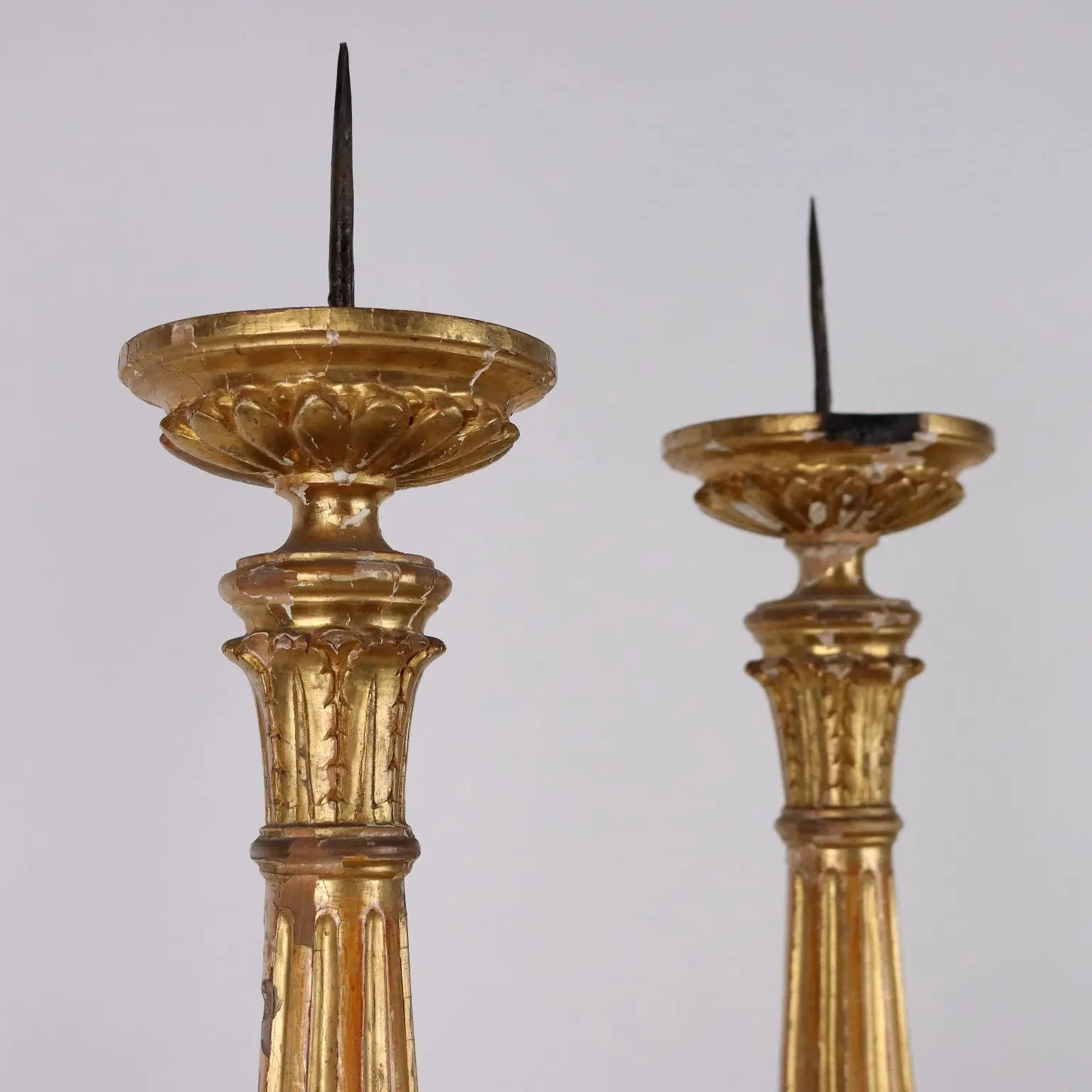 Antique Candelabra Empire Wood Europe Early XIX Century