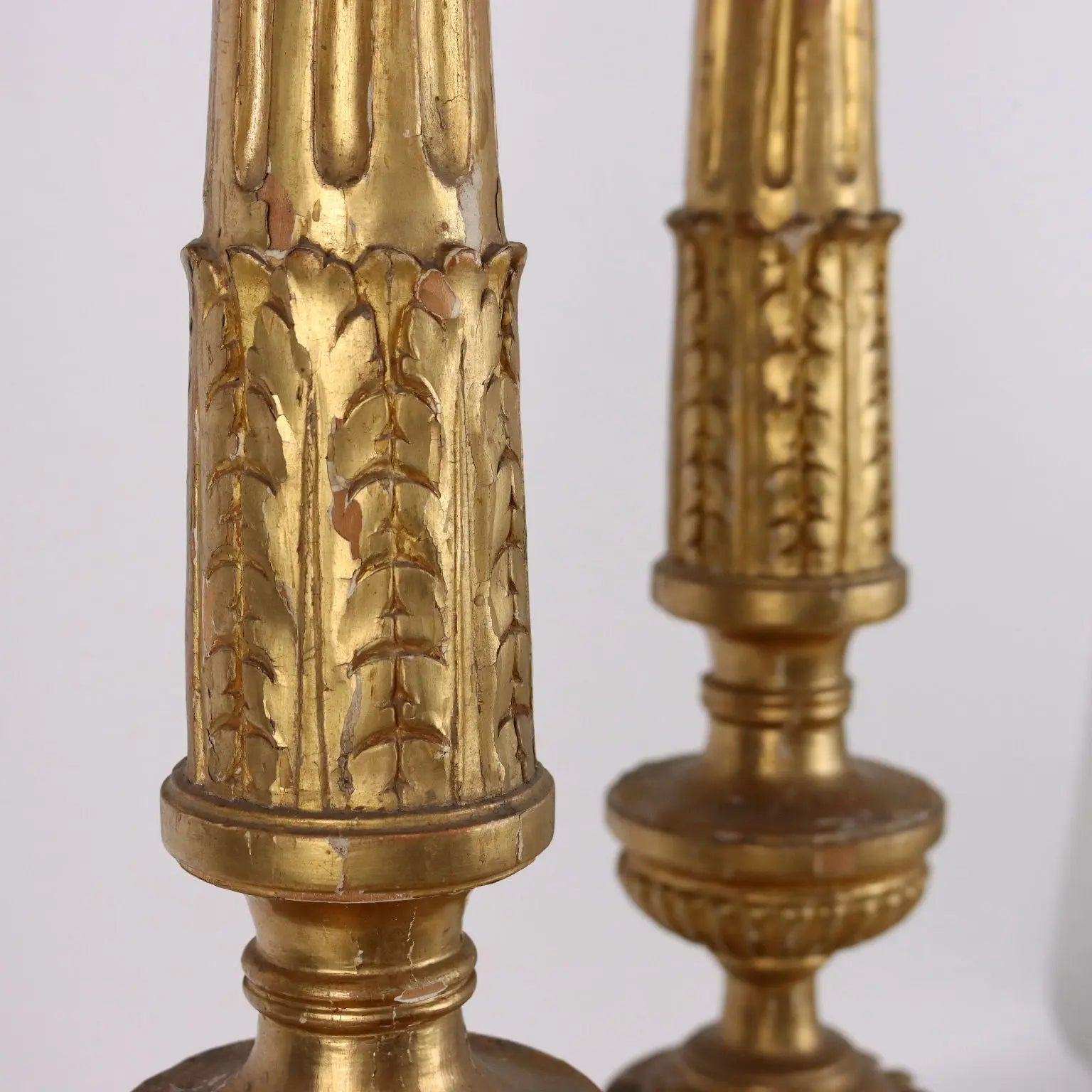 Antique Candelabra Empire Wood Europe Early XIX Century