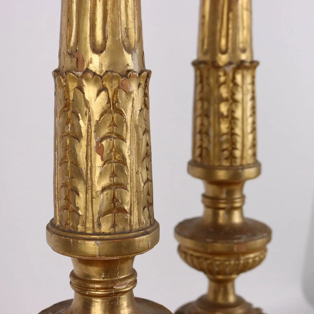 Antique Candelabra Empire Wood Europe Early XIX Century