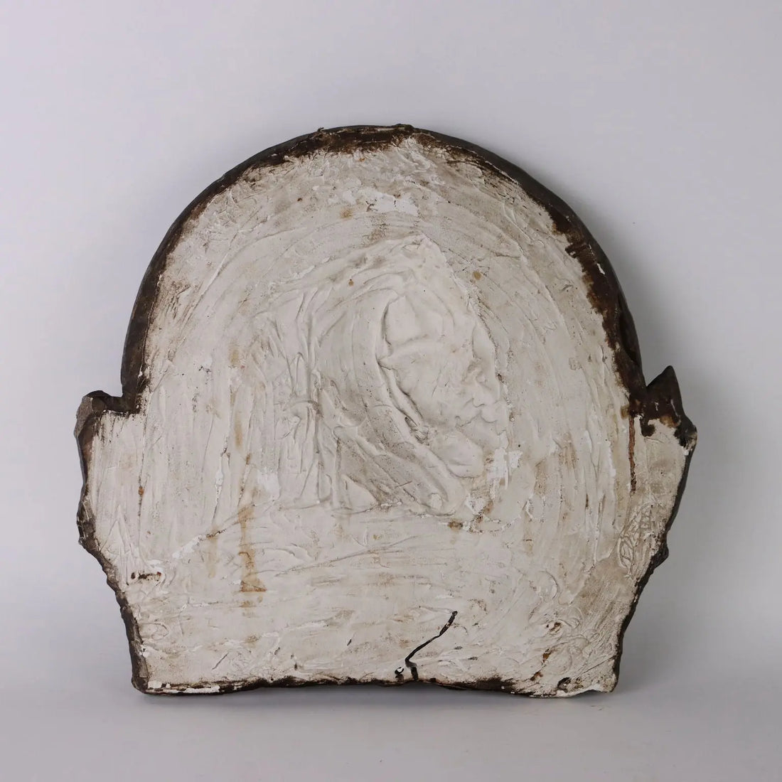 Antique Plaster Plaque Portrait of a Man Signed Cerrina XX Century - Italy, Early XX Century | Antiques | Fancy Goods
