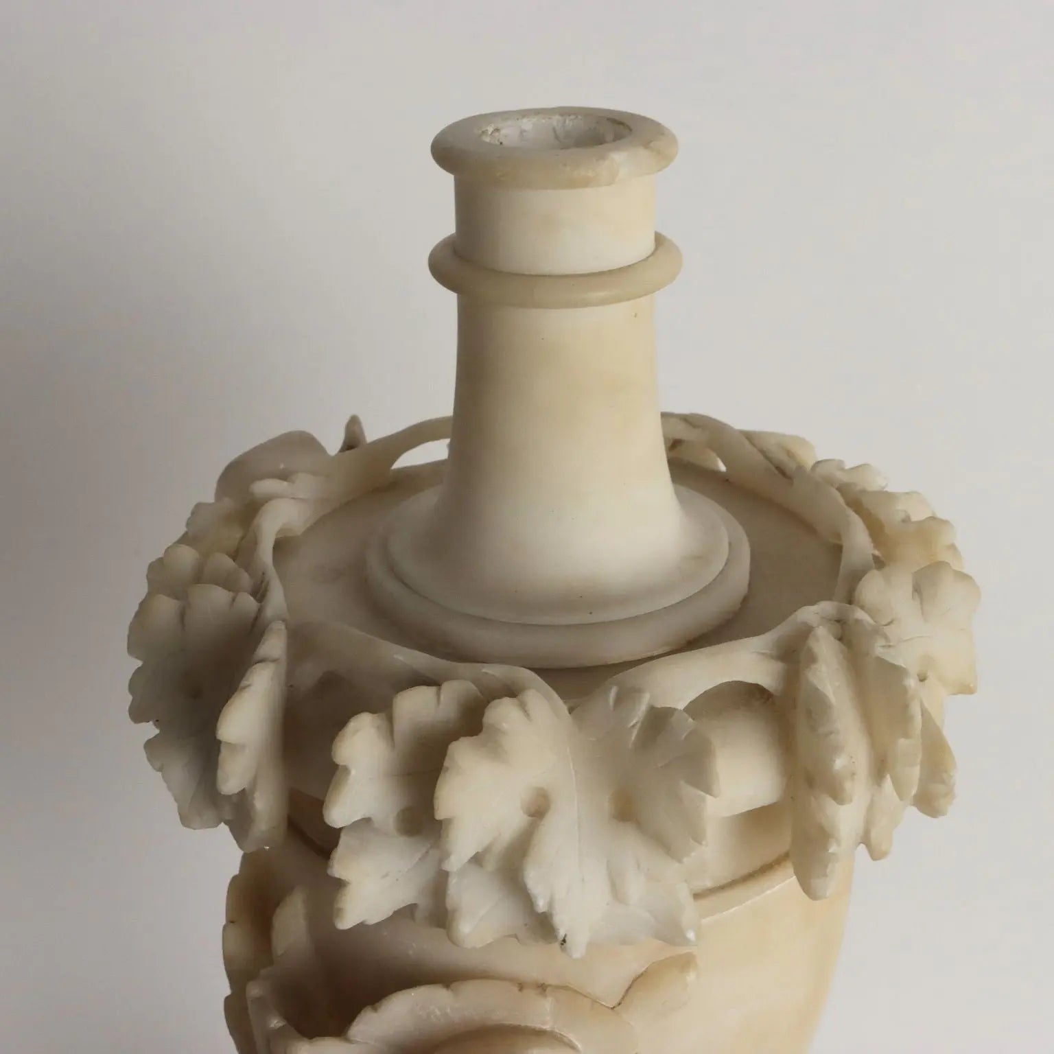 Pair of Antique Candelabra Alabaster Italy XIX-XX Century - Italy, Late XIX - Early XX Century | Antiques | Fancy Goods