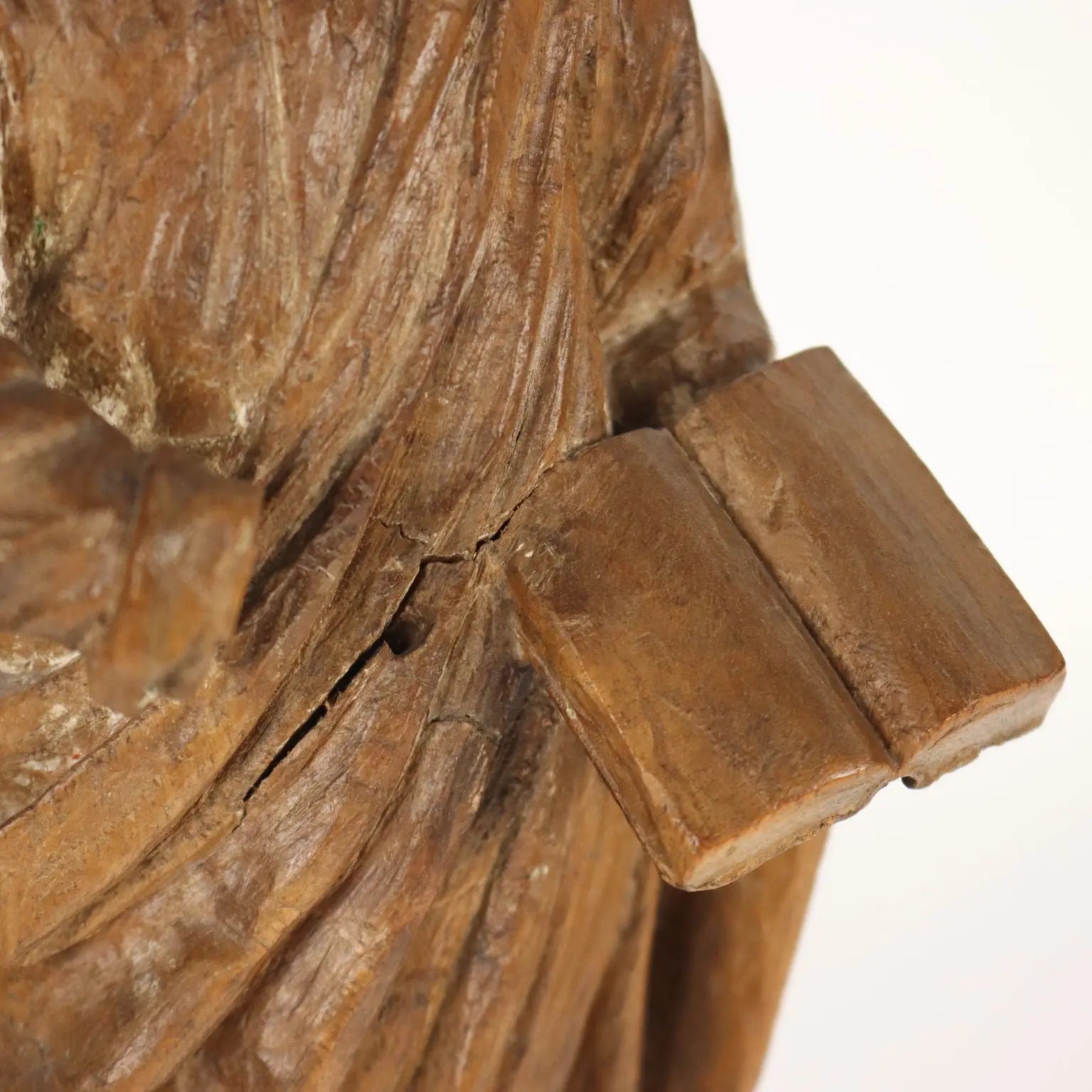 Antique Wooden Sculpture Philosopher Italy XVIII Century - Italy, XVIII Century | Antiques | Fancy Goods