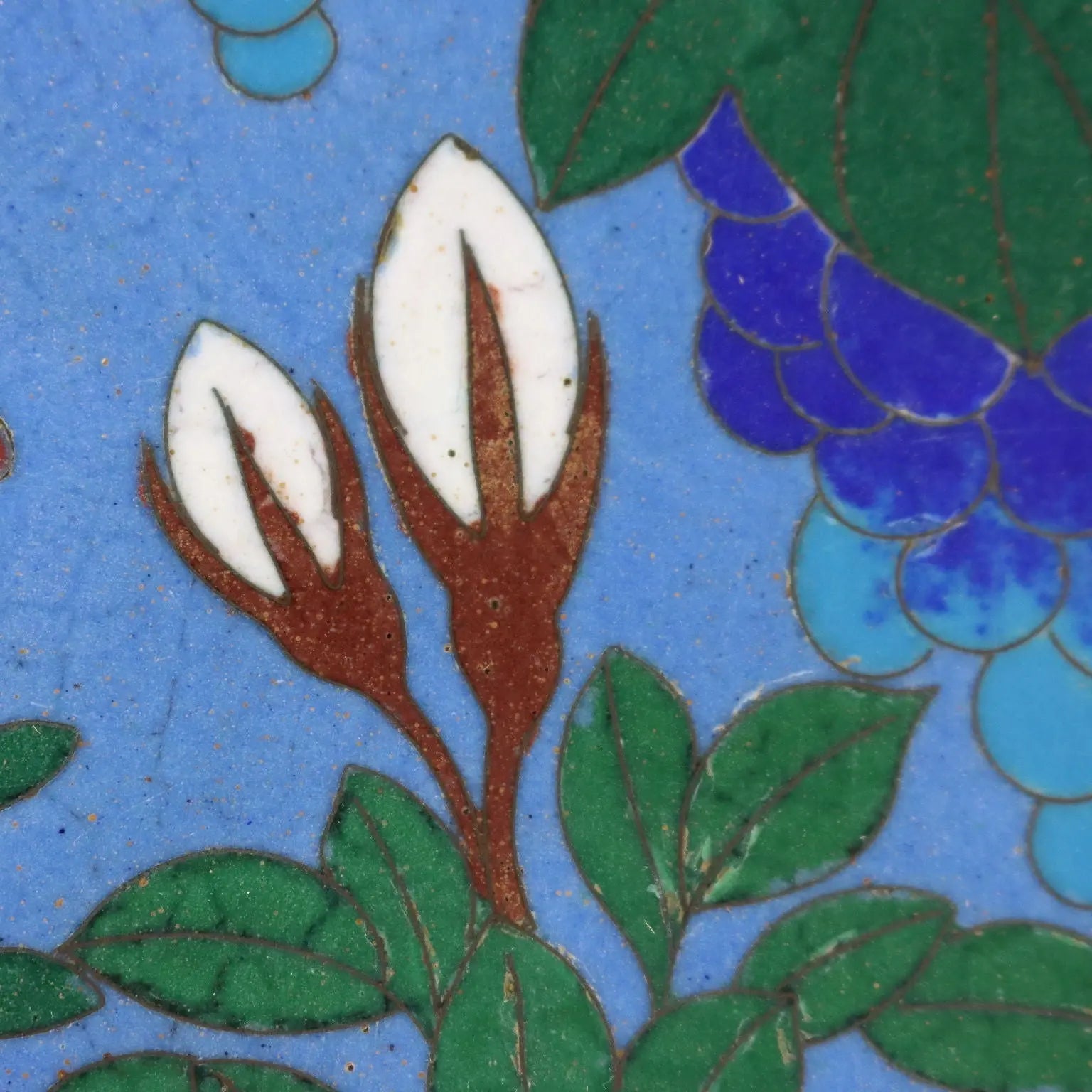 Antique Plate Copper Cloisonné Decorations Japan Meiji Era - Japan, Meiji Era | Antiques | Fancy Goods