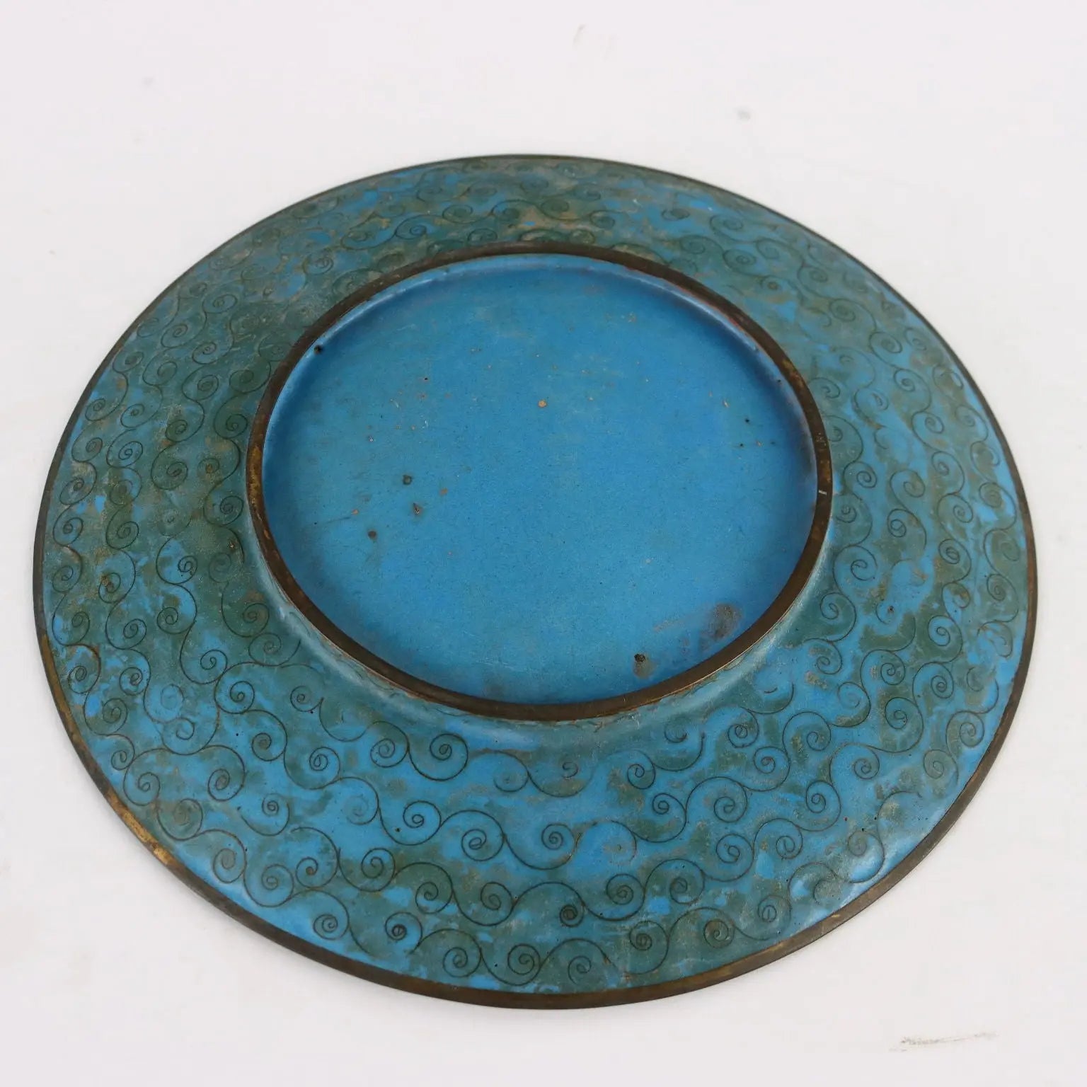 Antique Plate Copper Cloisonné Decorations Japan Meiji Era - Japan, Meiji Era | Antiques | Fancy Goods
