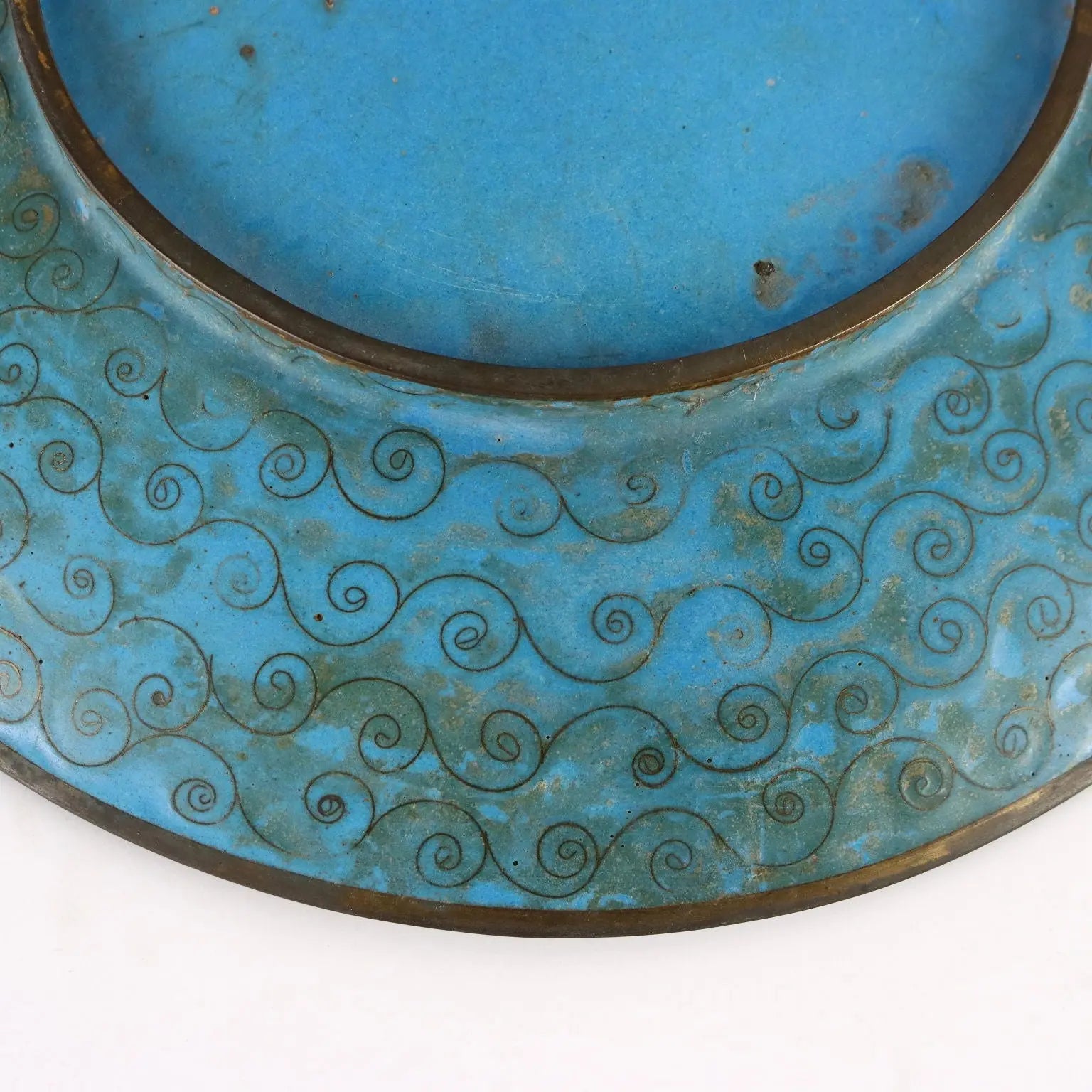 Antique Plate Copper Cloisonné Decorations Japan Meiji Era - Japan, Meiji Era | Antiques | Fancy Goods