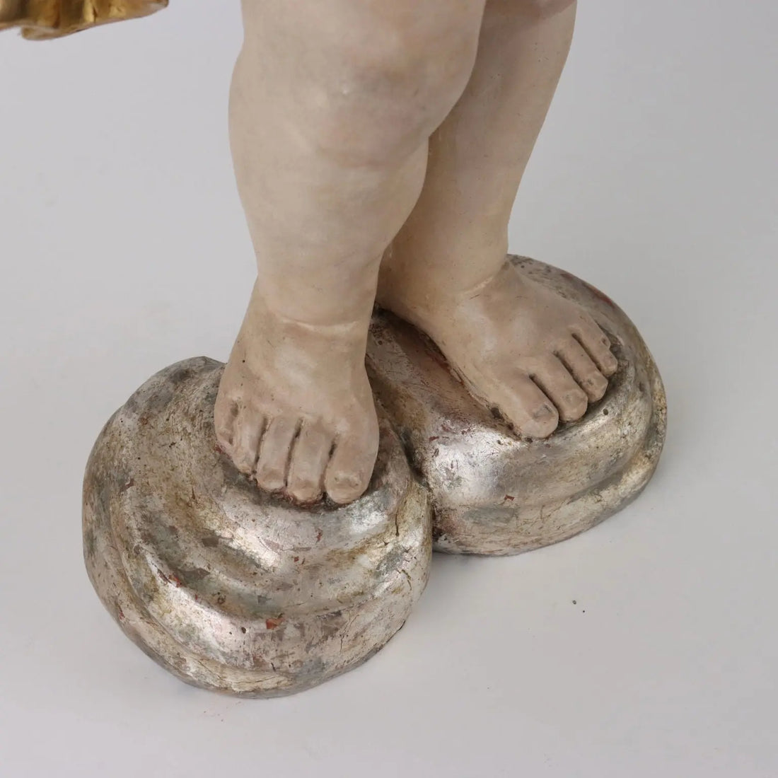 Antique Sculpture Putto Carved and Gilded Wood Italy XIX Century - Italy, Second Half XIX Century | Antiques | Fancy Goods