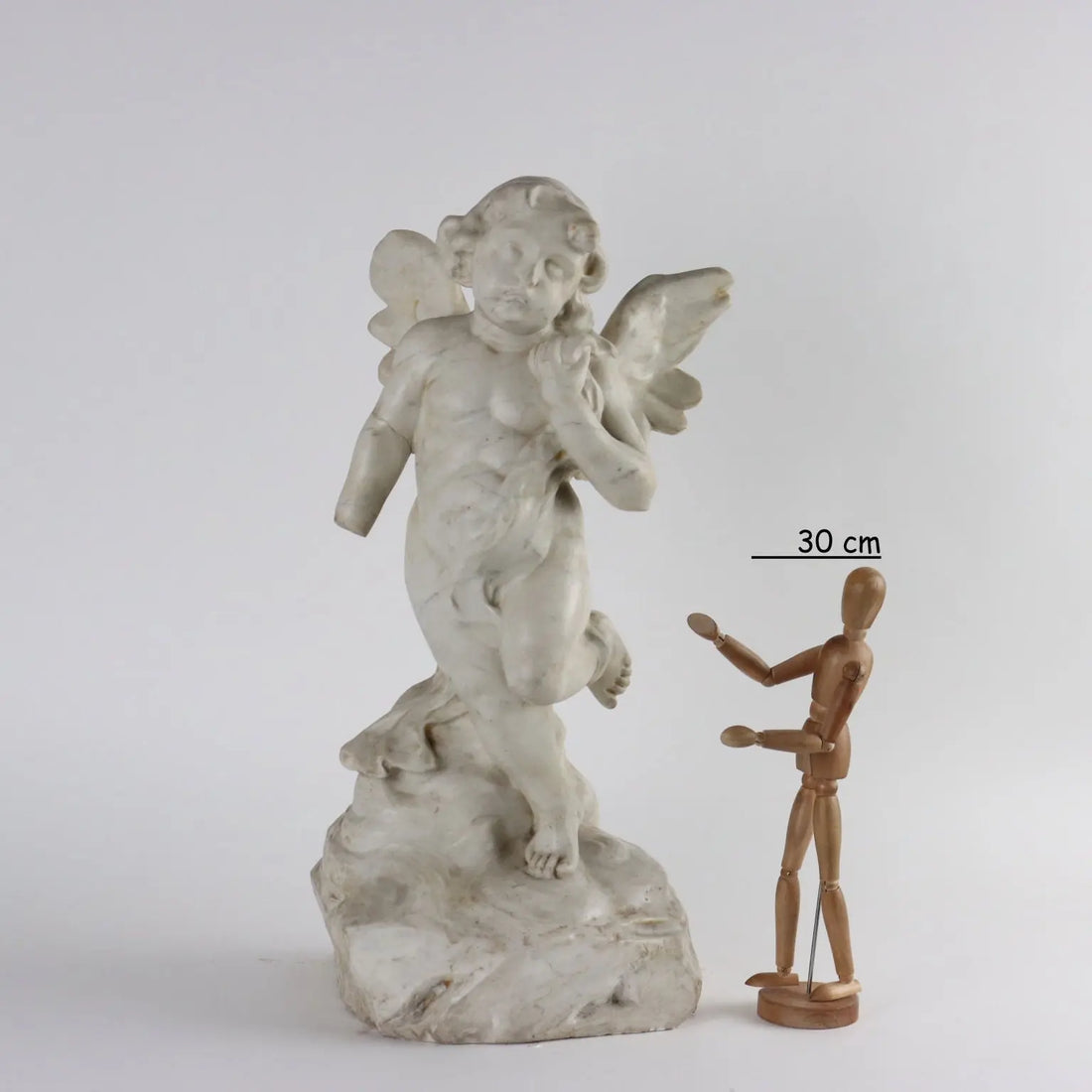 Antique Angel White Marble Italy Early XX Century - Italy, Early XX Century | Antiques | Fancy Goods