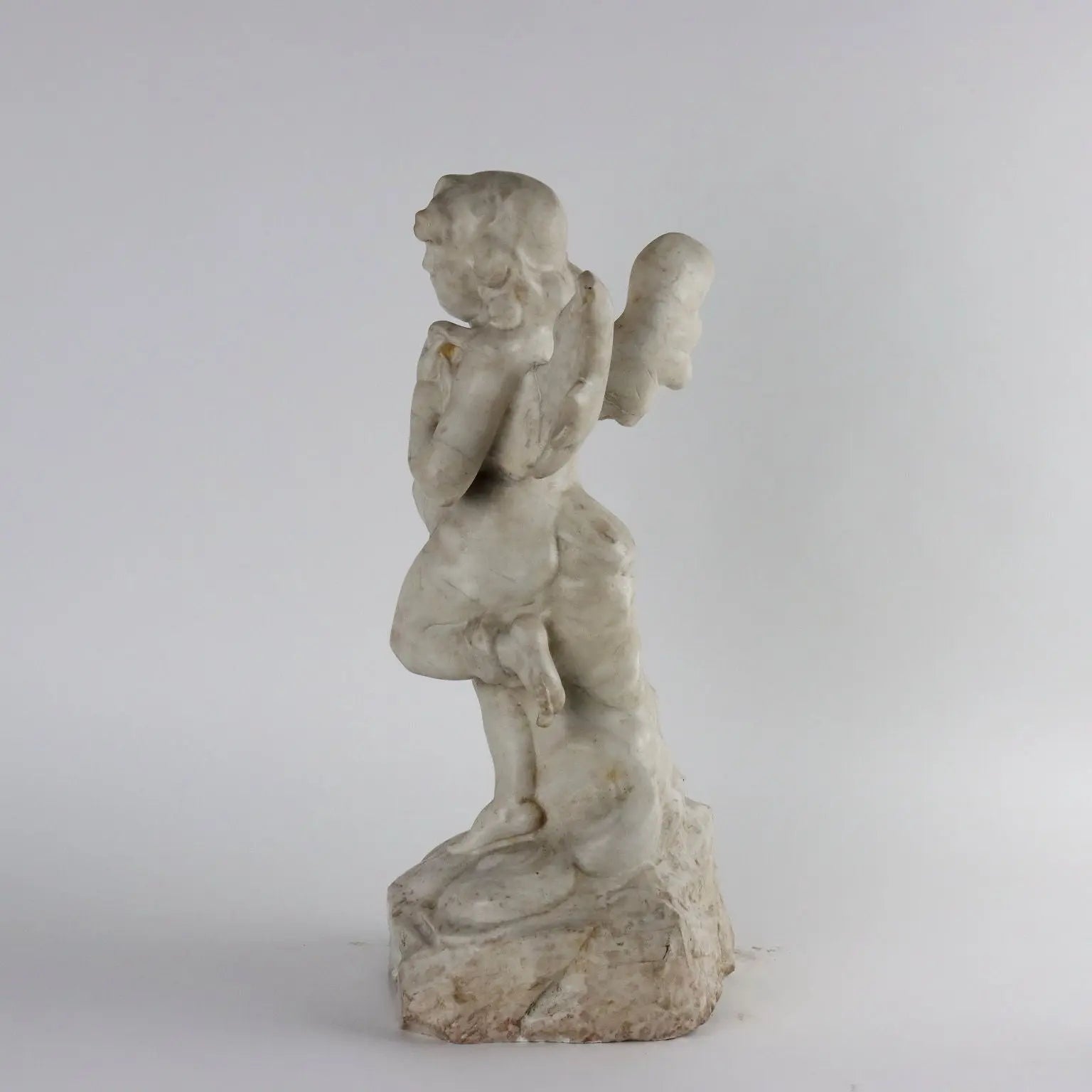 Antique Angel White Marble Italy Early XX Century - Italy, Early XX Century | Antiques | Fancy Goods