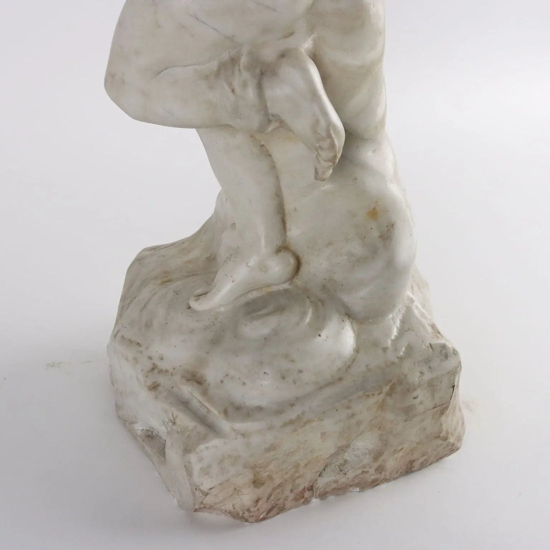 Antique Angel White Marble Italy Early XX Century - Italy, Early XX Century | Antiques | Fancy Goods