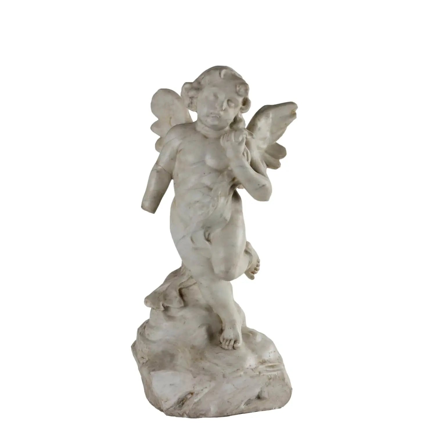 Antique Angel White Marble Italy Early XX Century - Italy, Early XX Century | Antiques | Fancy Goods