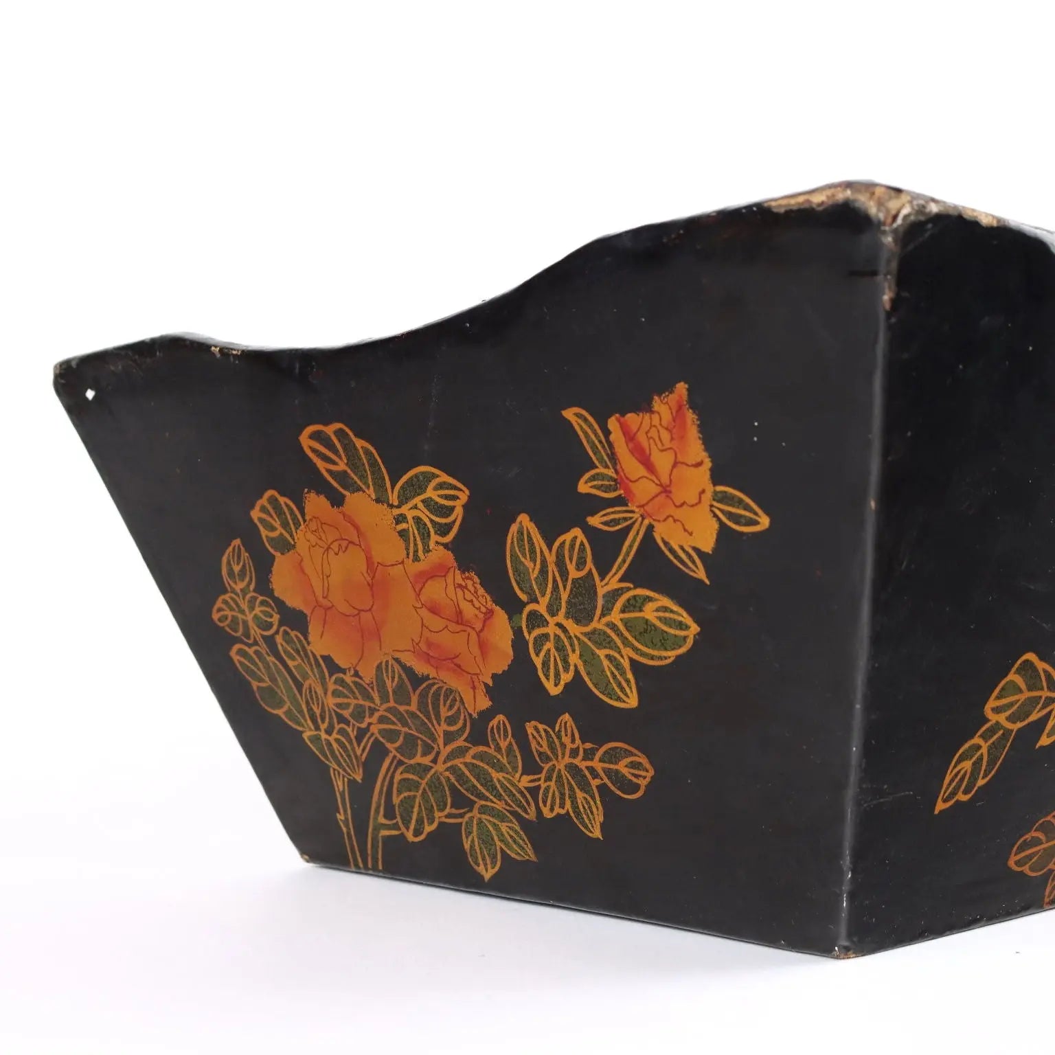 Antique Basket Lacquered Wood East Second Half XX Century - East, Second Half XX Century | Antiques | Fancy Goods