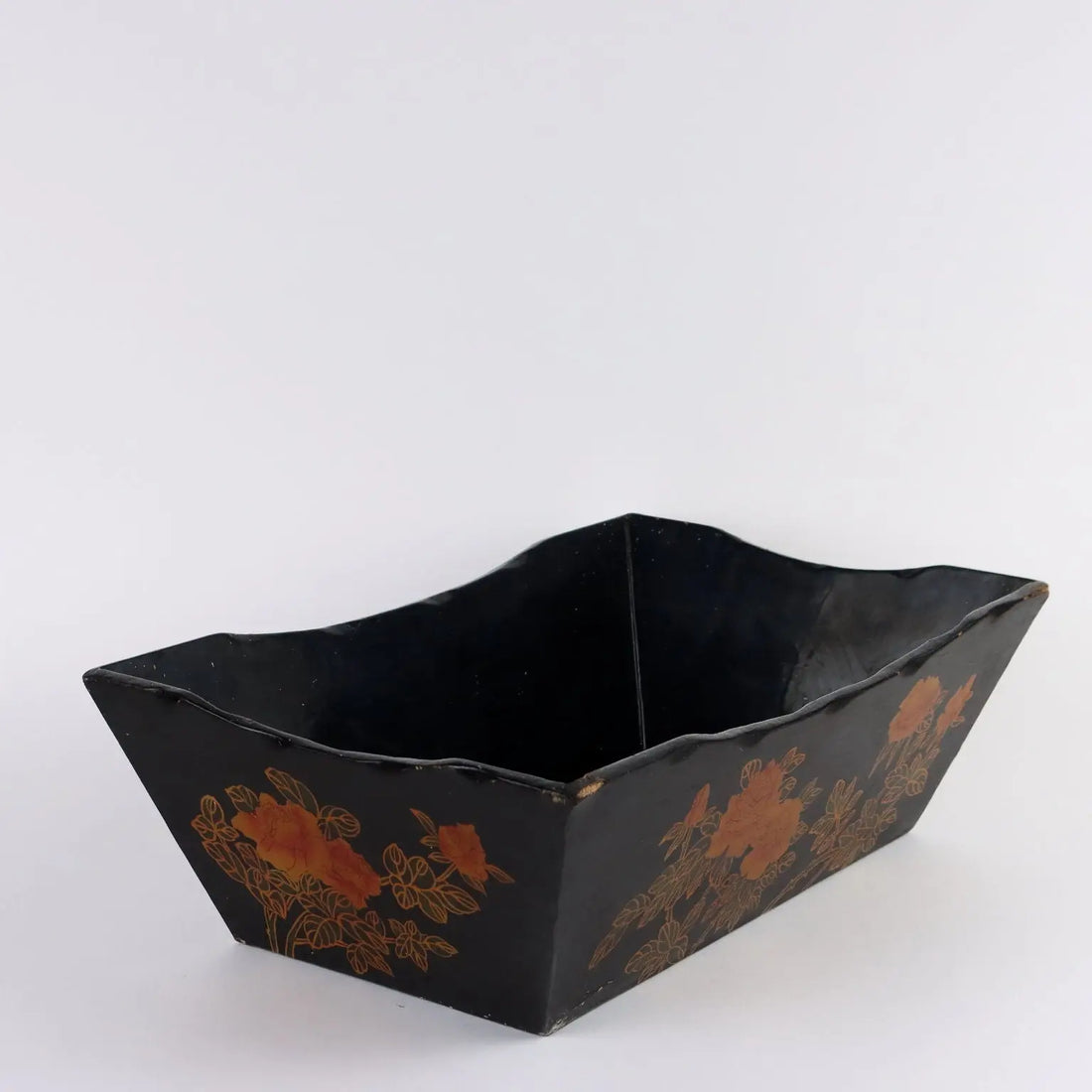 Antique Basket Lacquered Wood East Second Half XX Century - East, Second Half XX Century | Antiques | Fancy Goods