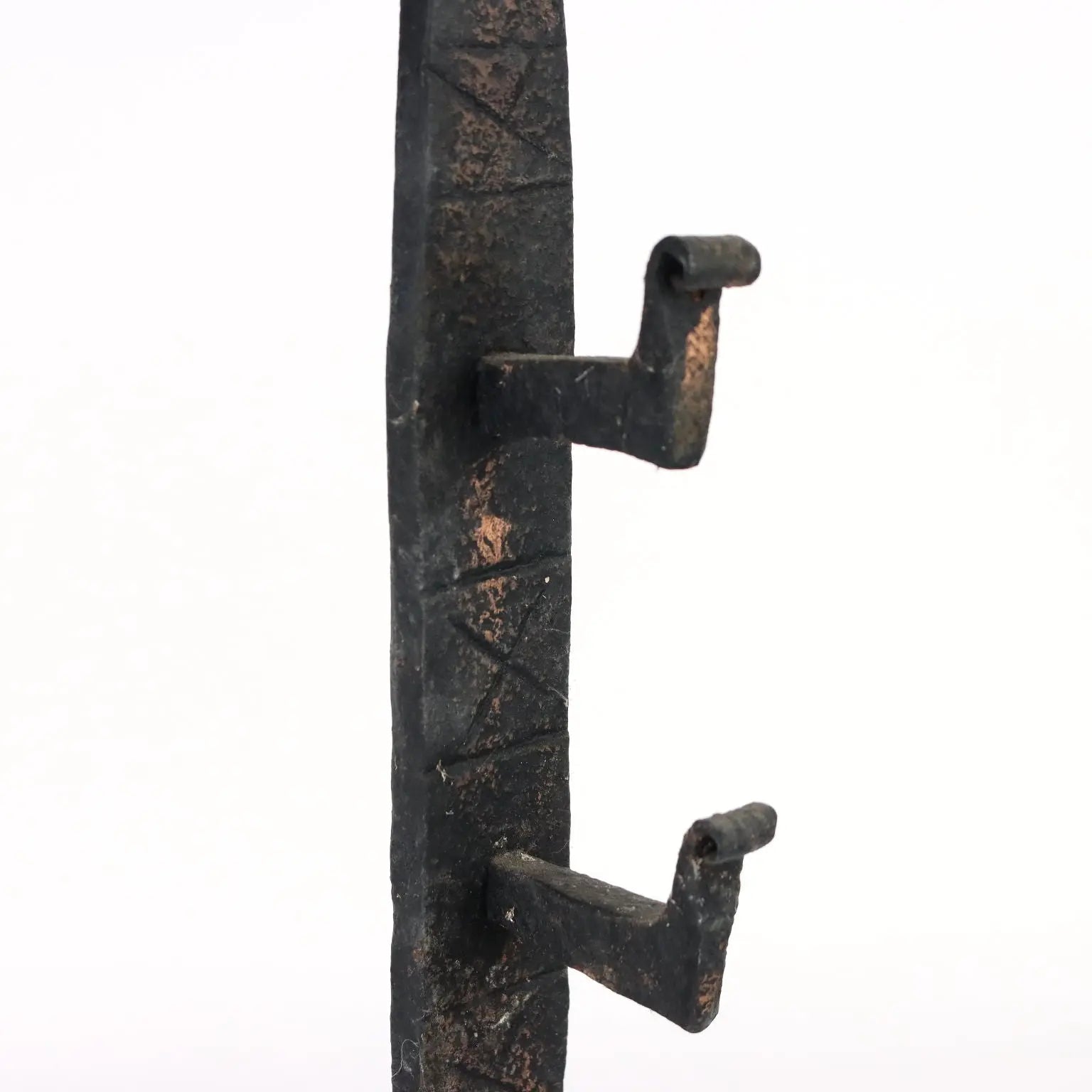 Antique Andirons Wrought Iron Europe Late XIX Century - Europe, Late XIX Century | Antiques | Fancy Goods