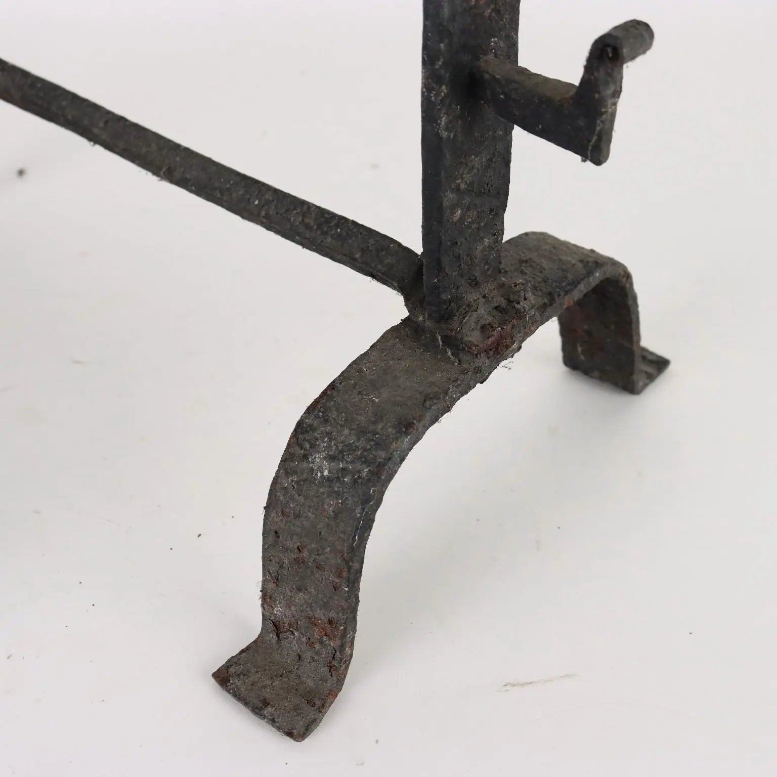 Antique Andirons Wrought Iron Europe Late XIX Century - Europe, Late XIX Century | Antiques | Fancy Goods