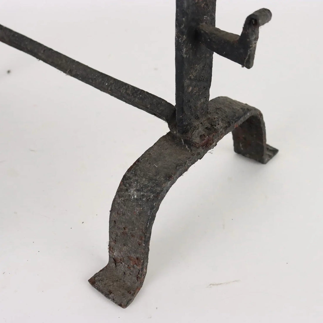 Antique Andirons Wrought Iron Europe Late XIX Century - Europe, Late XIX Century | Antiques | Fancy Goods
