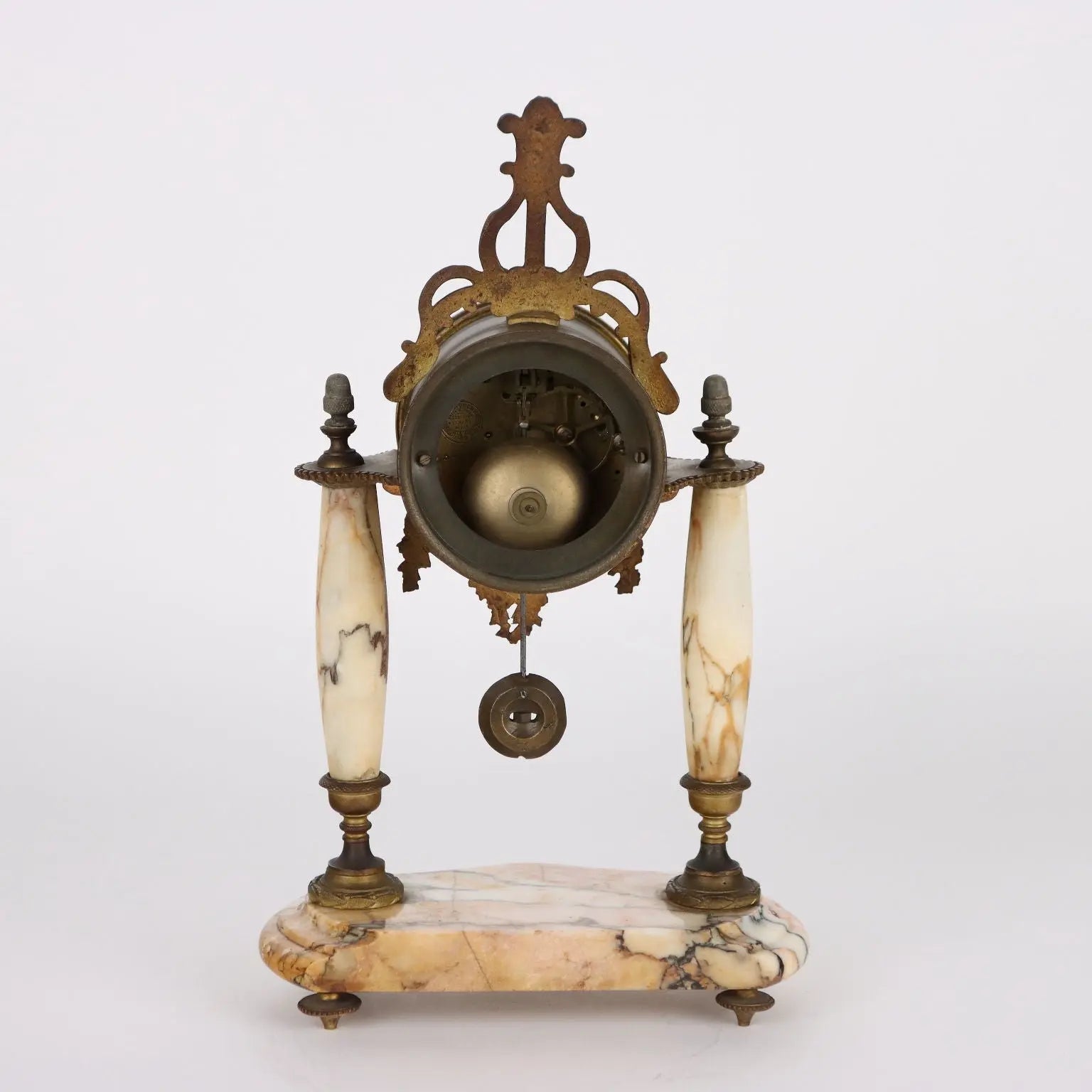 Antique Countertop Clock Marble Gilded Bronze France XIX Century - France, Late XIX Century | Antiques | Fancy Goods