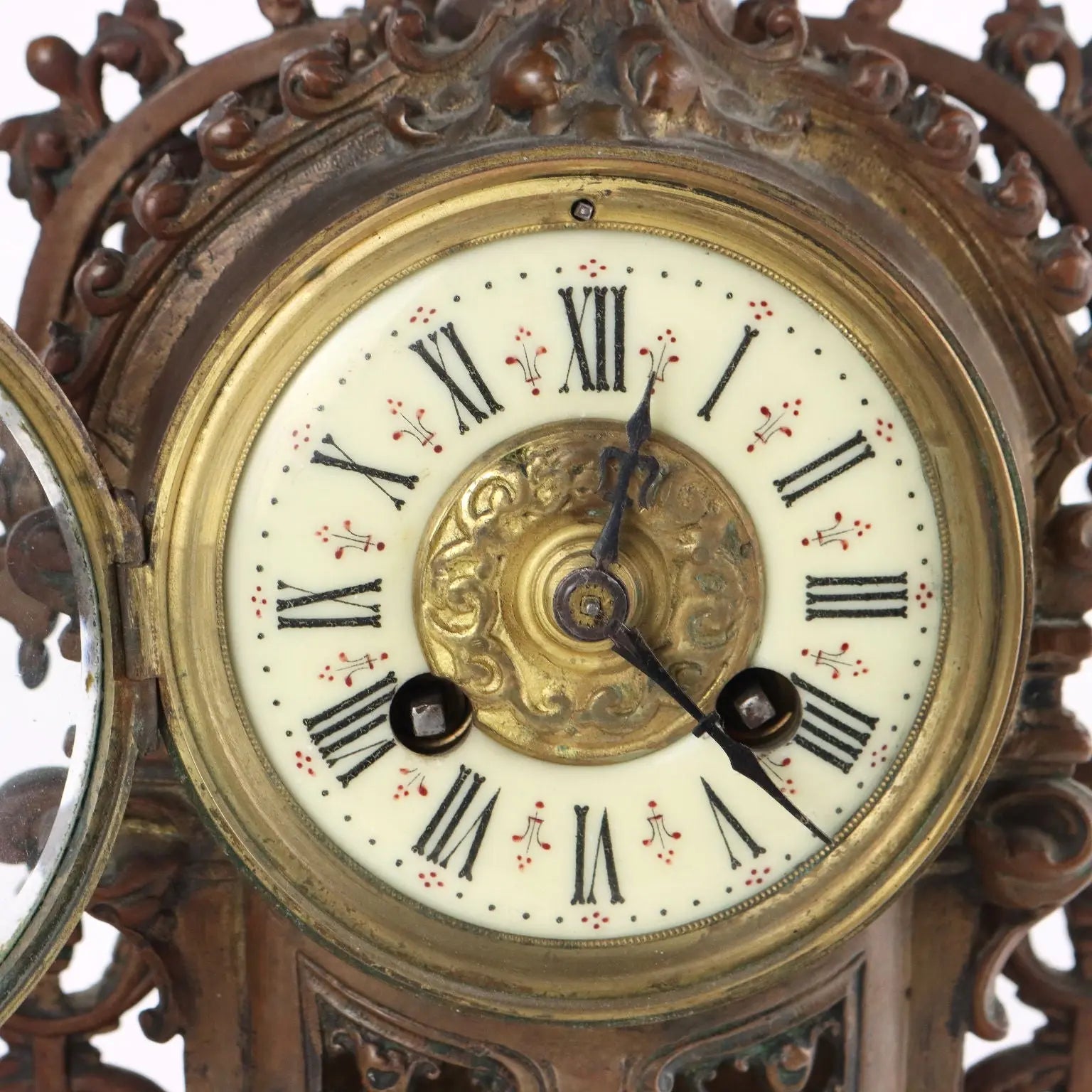 Antique Mantel Clock Eclectic Style Bronze France '800-'900 - France, Late XIX-Early XX Century | Antiques | Fancy Goods