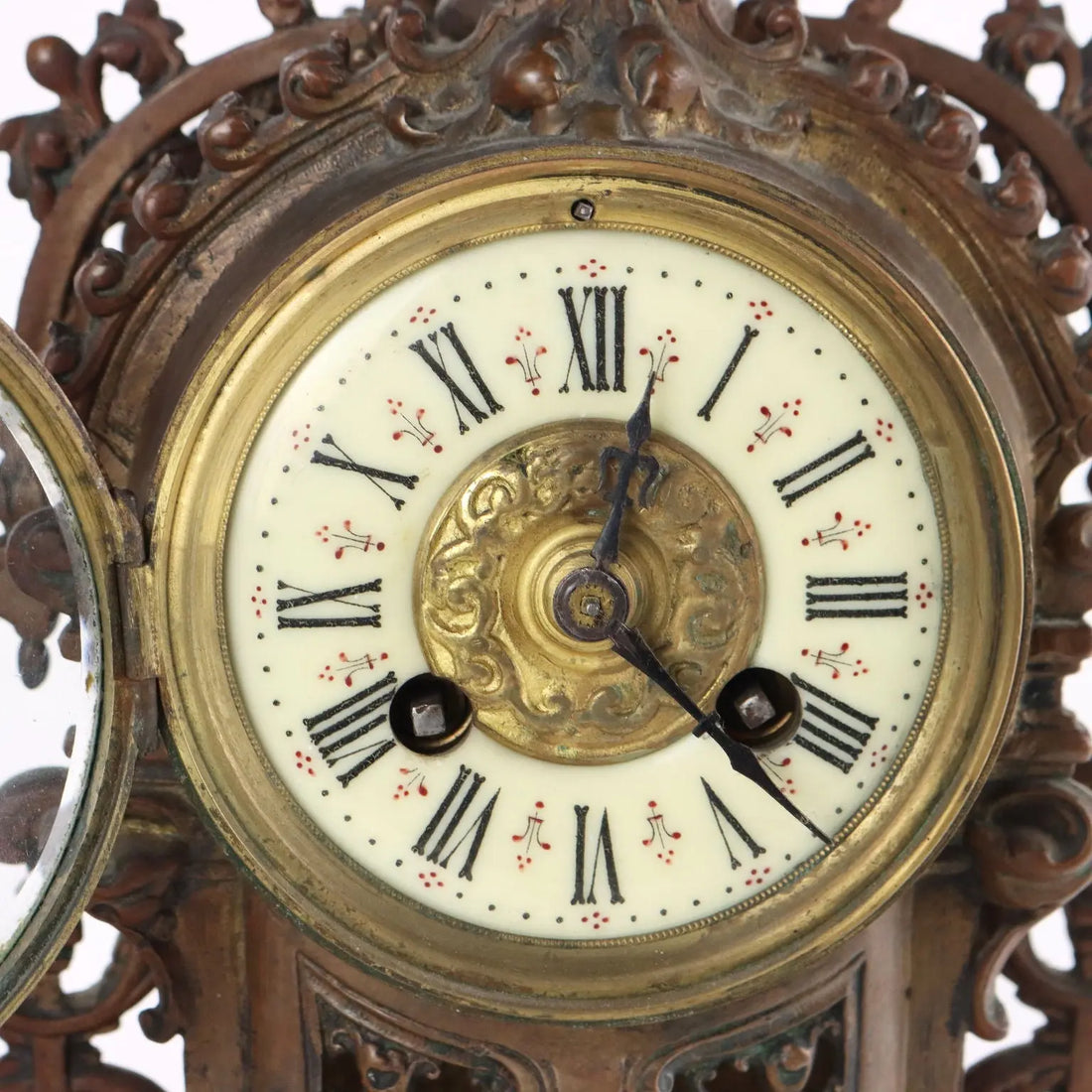 Antique Mantel Clock Eclectic Style Bronze France '800-'900 - France, Late XIX-Early XX Century | Antiques | Fancy Goods