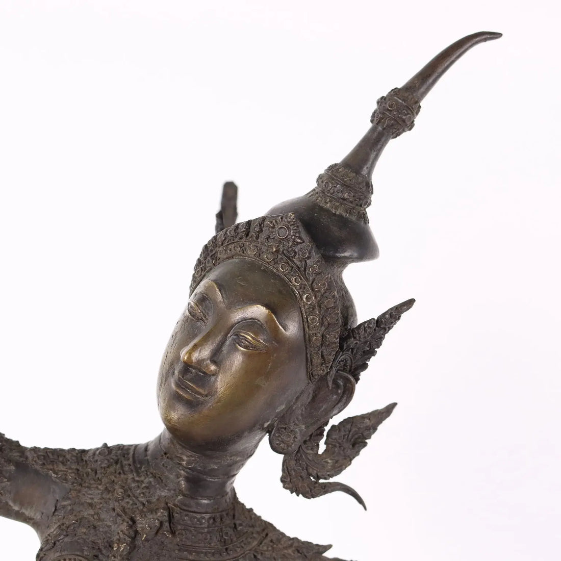 Antique Bronze Sculpture Nymph Thailand XX Century - Thailand, XX Century | Antiques | Fancy Goods