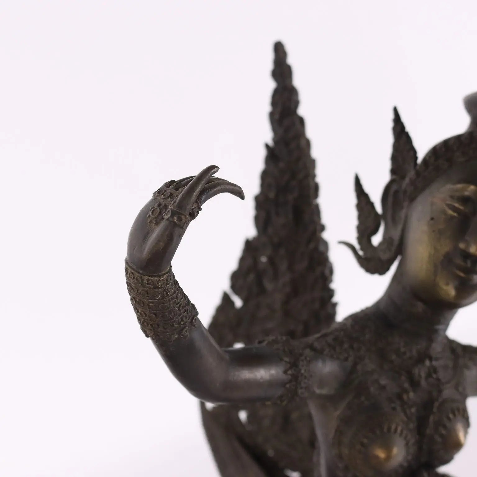 Antique Bronze Sculpture Nymph Thailand XX Century - Thailand, XX Century | Antiques | Fancy Goods