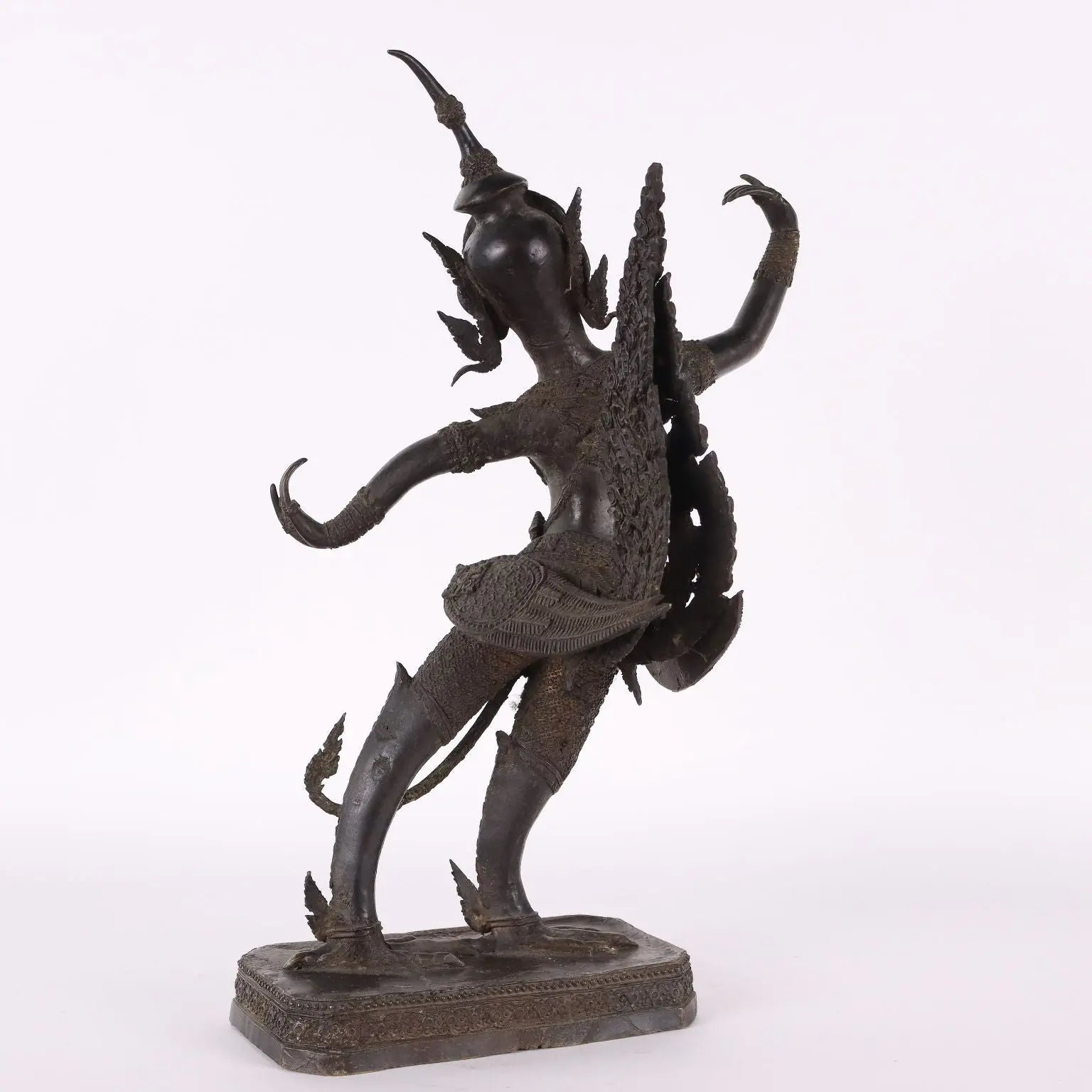 Antique Bronze Sculpture Nymph Thailand XX Century - Thailand, XX Century | Antiques | Fancy Goods