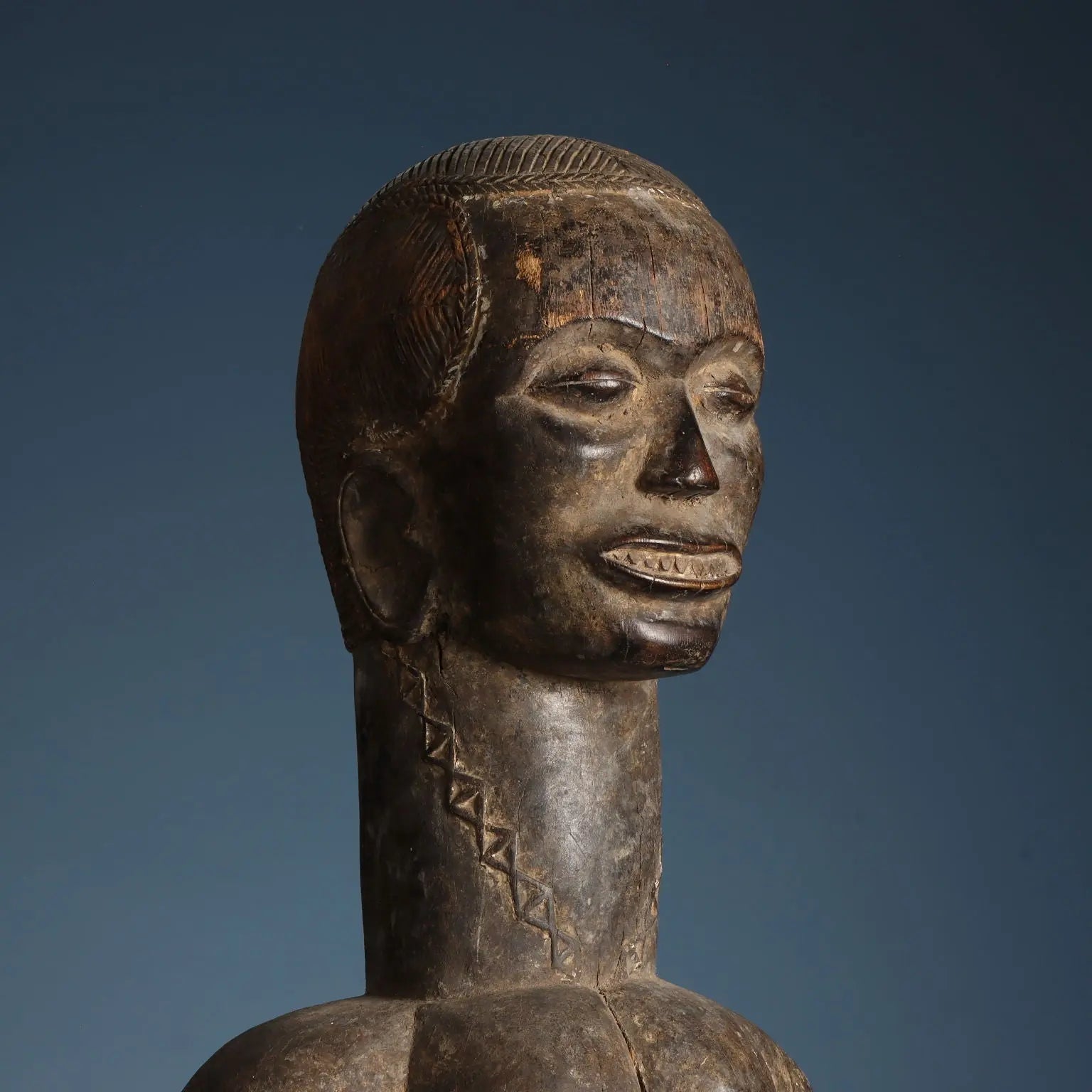 Wooden Kolé Ancestor Beté Art Ivory Coast XX Century