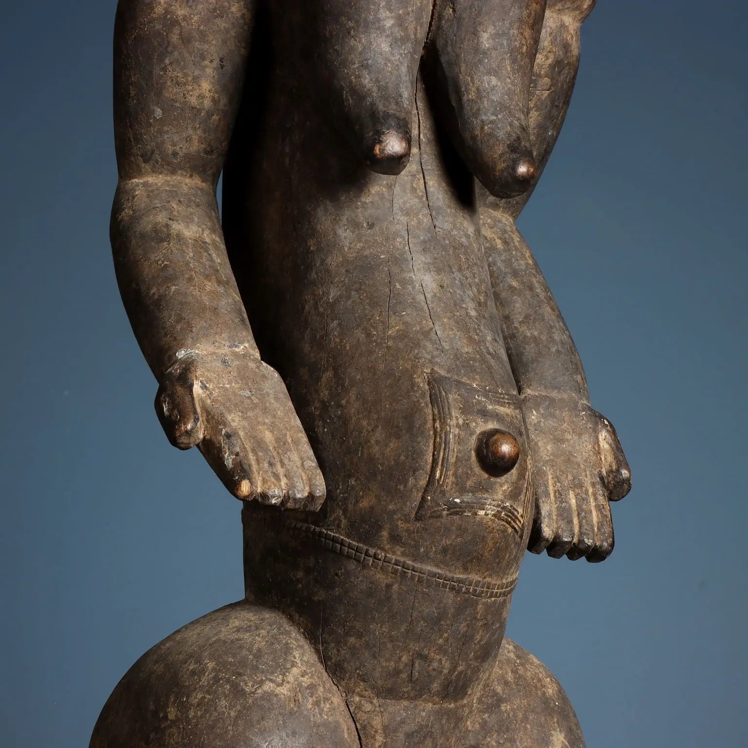 Wooden Kolé Ancestor Beté Art Ivory Coast XX Century