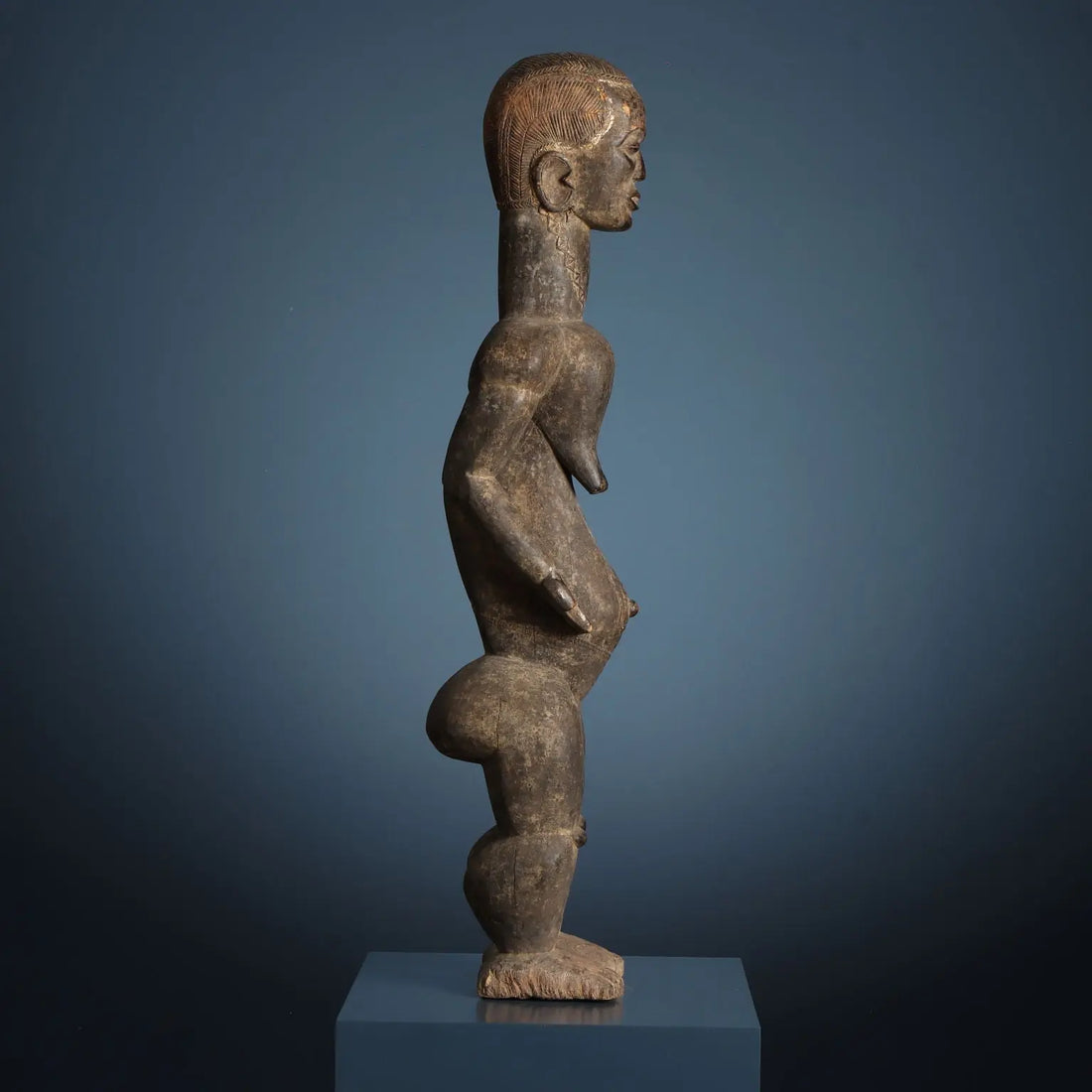 Wooden Kolé Ancestor Beté Art Ivory Coast XX Century
