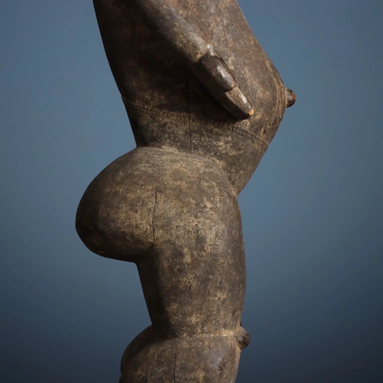 Wooden Kolé Ancestor Beté Art Ivory Coast XX Century