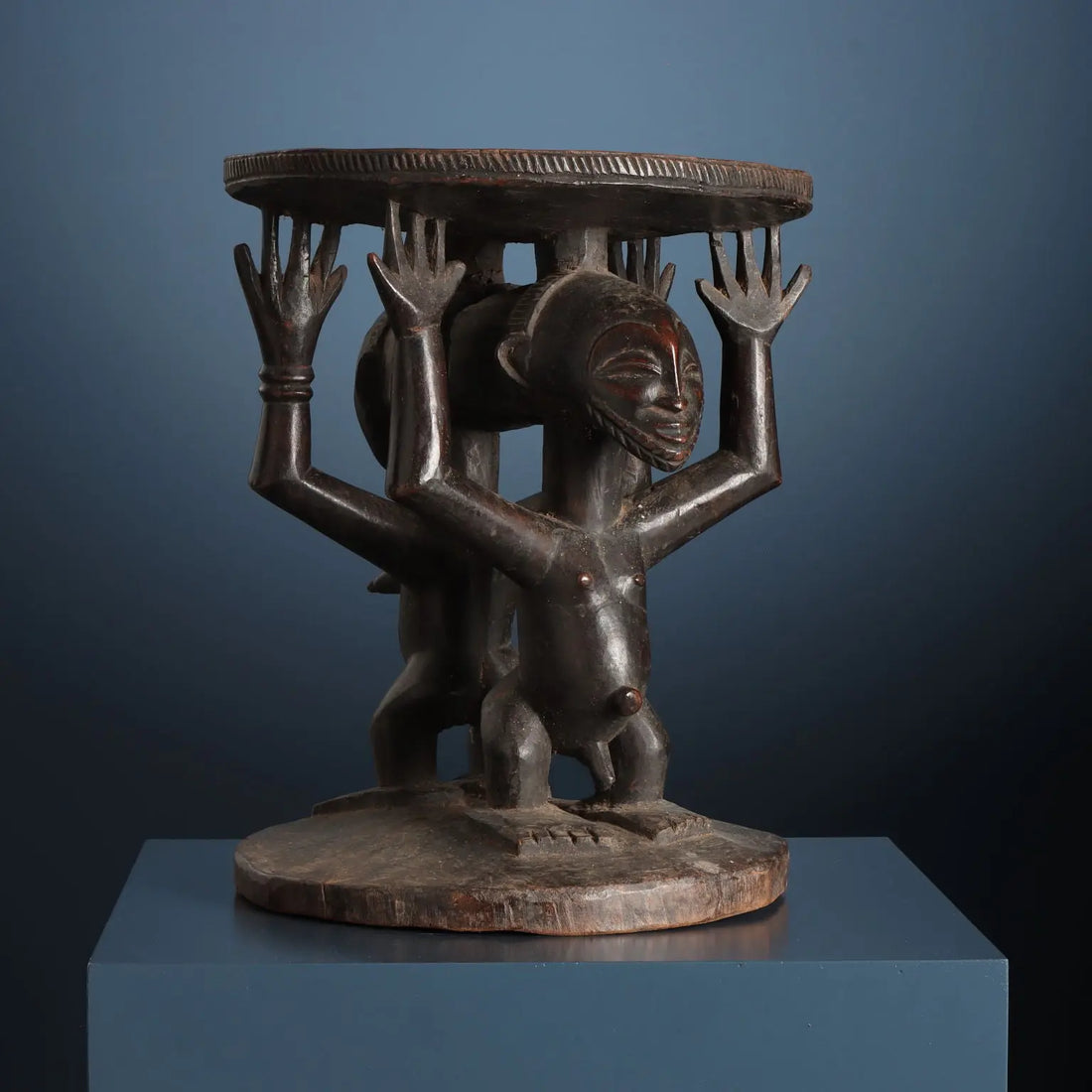 Chief's Seat Ancestors Wood Congo XX Century