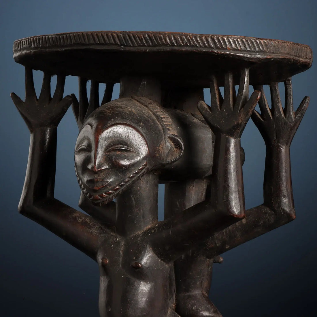 Chief's Seat Ancestors Wood Congo XX Century