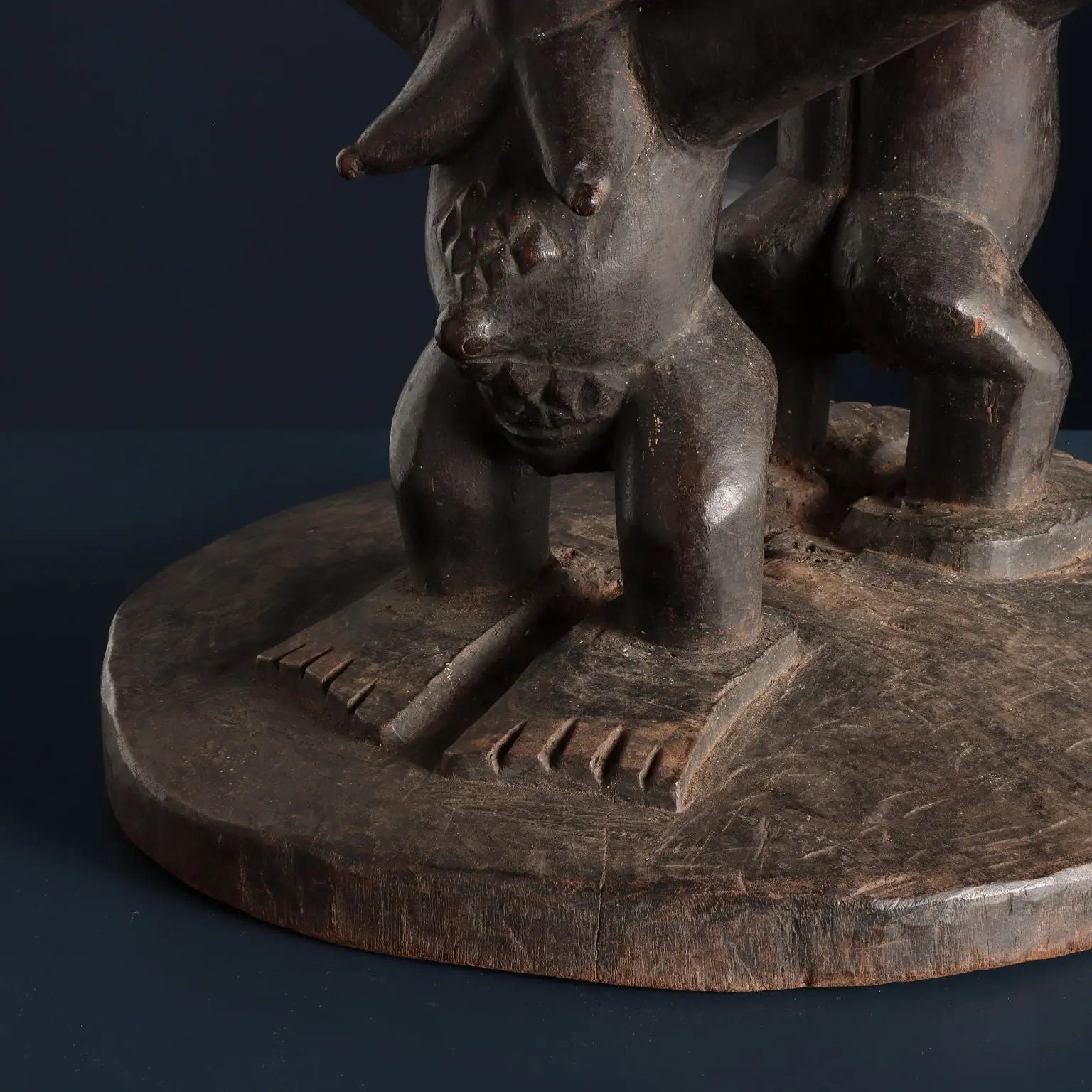 Chief's Seat Ancestors Wood Congo XX Century