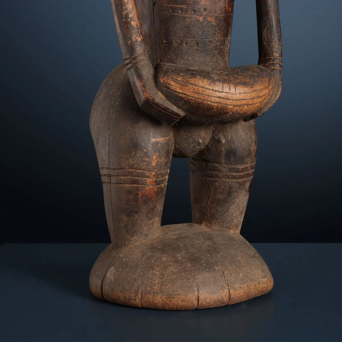 Antique Wooden Figure of Ancestor Jonyeleni Bamana Art Mali