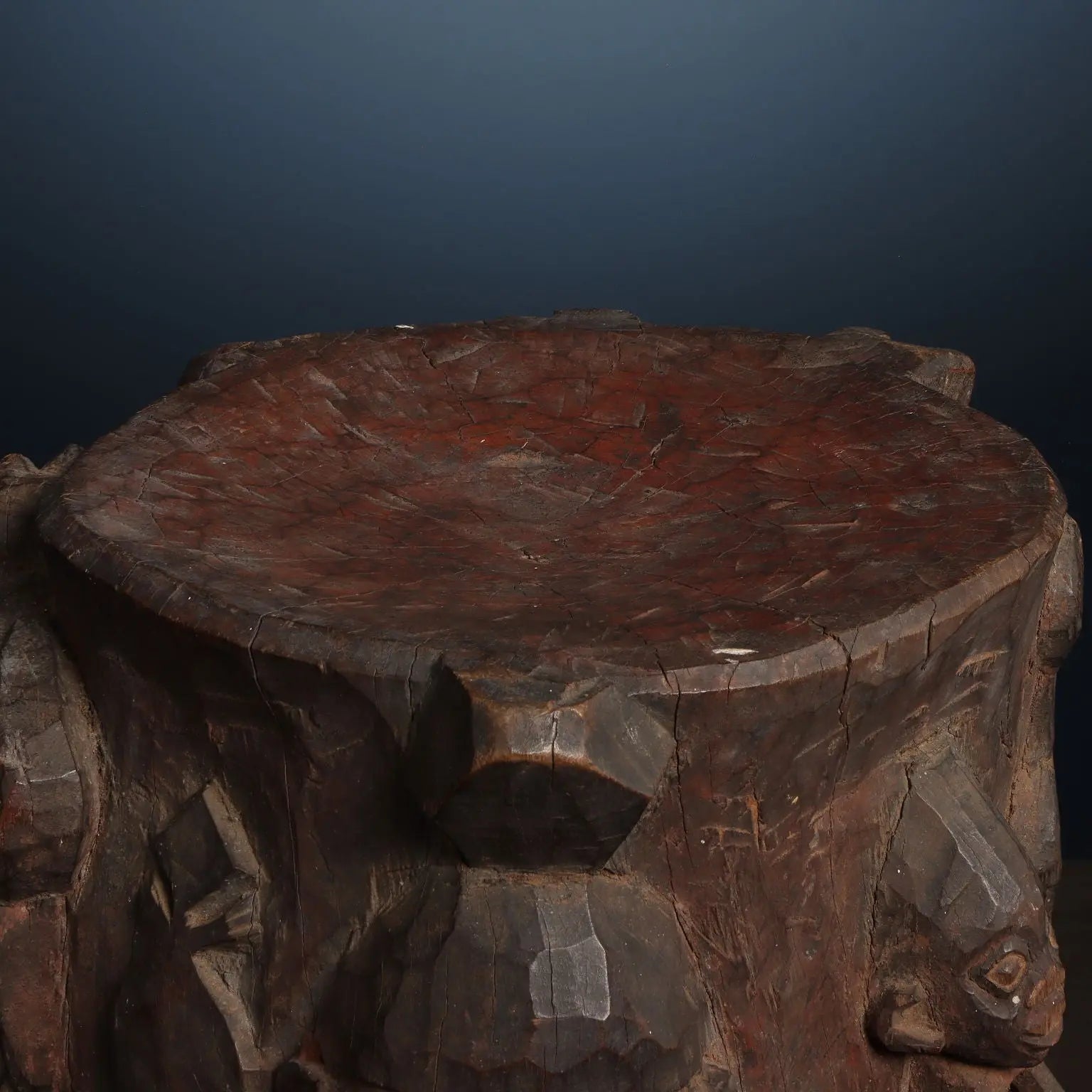 Antique Shango Altar Wood Yoruba Art Nigeria XX Century