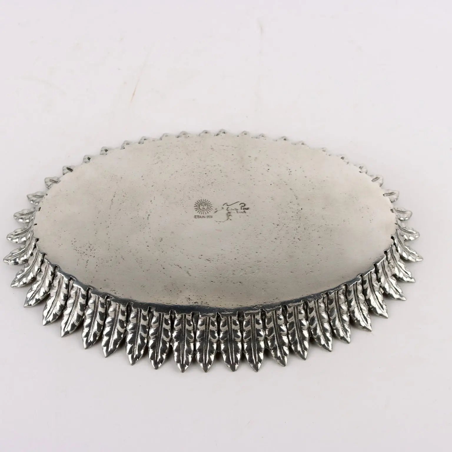 Vintage Tray and Table Set Design Piero Figura Pewter 1980s-1990s - Italy, 1980s-1990s | Antiques | Fancy Goods
