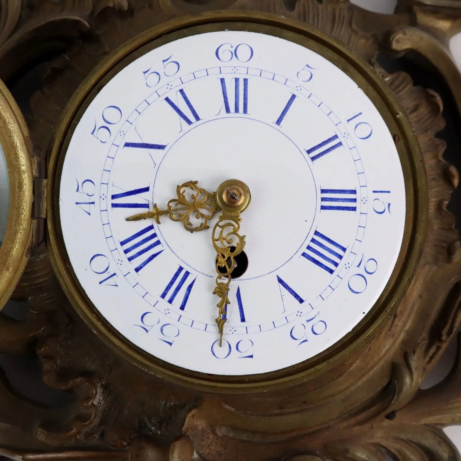 Antique Wall Clock Gilded Bronze France 1921 - France, 1921 | Antiques | Fancy Goods