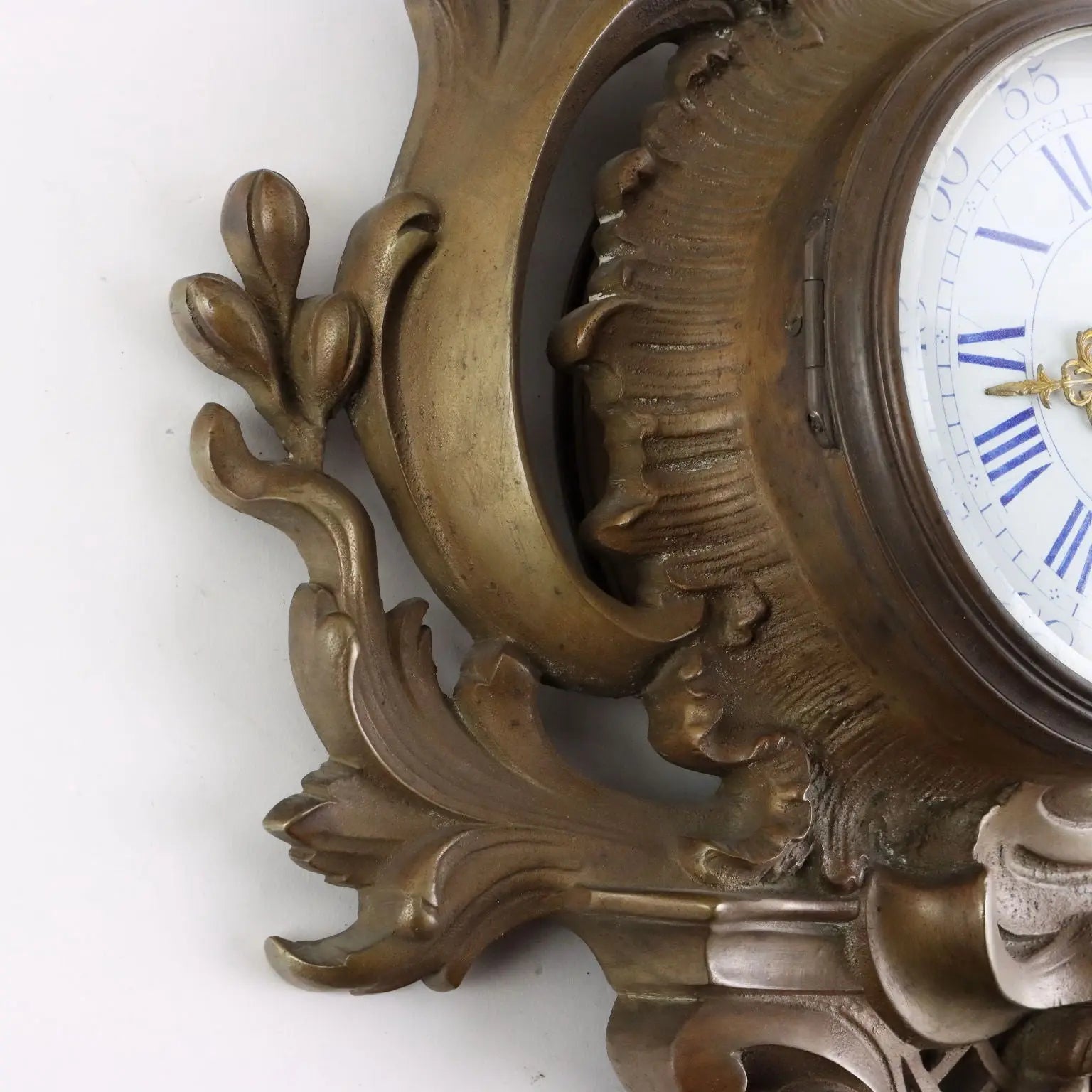 Antique Wall Clock Gilded Bronze France 1921 - France, 1921 | Antiques | Fancy Goods
