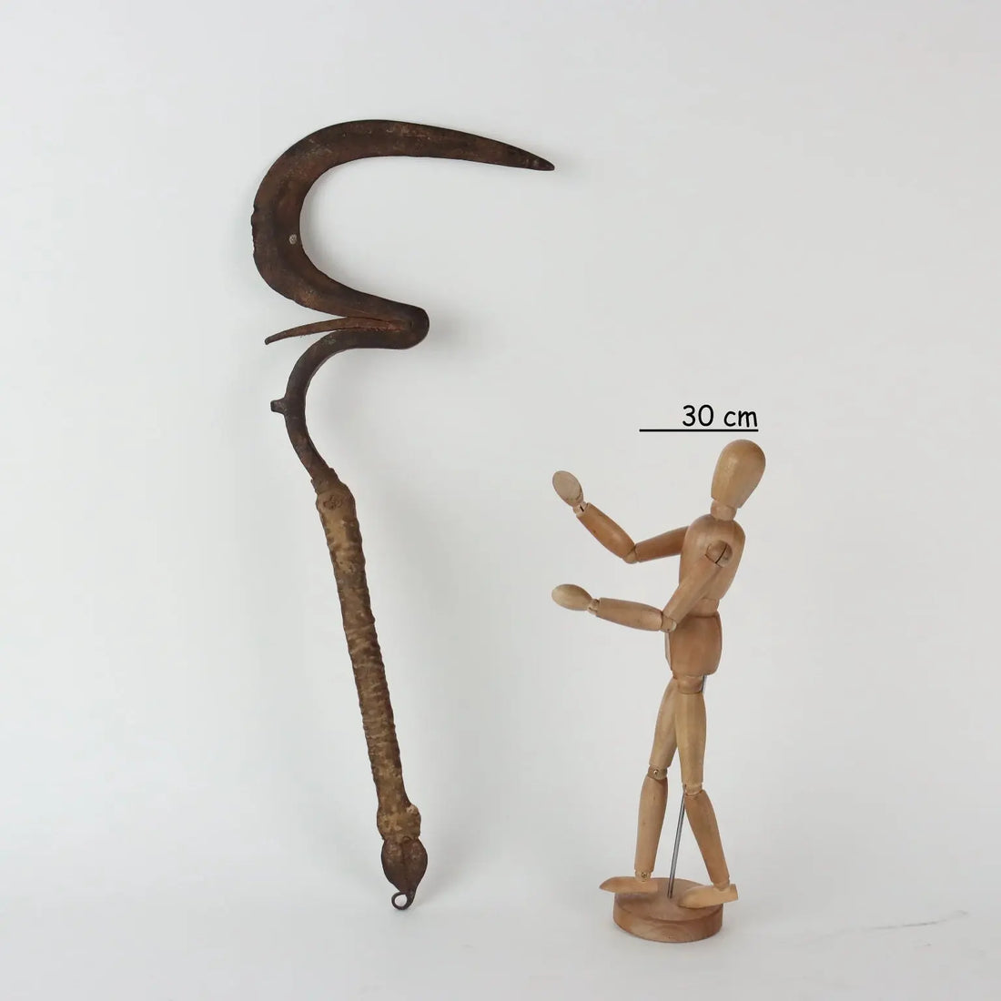 Antique African Knife Leather Iron XX Century - Africa, Late XX Century | Antiques | Fancy Goods