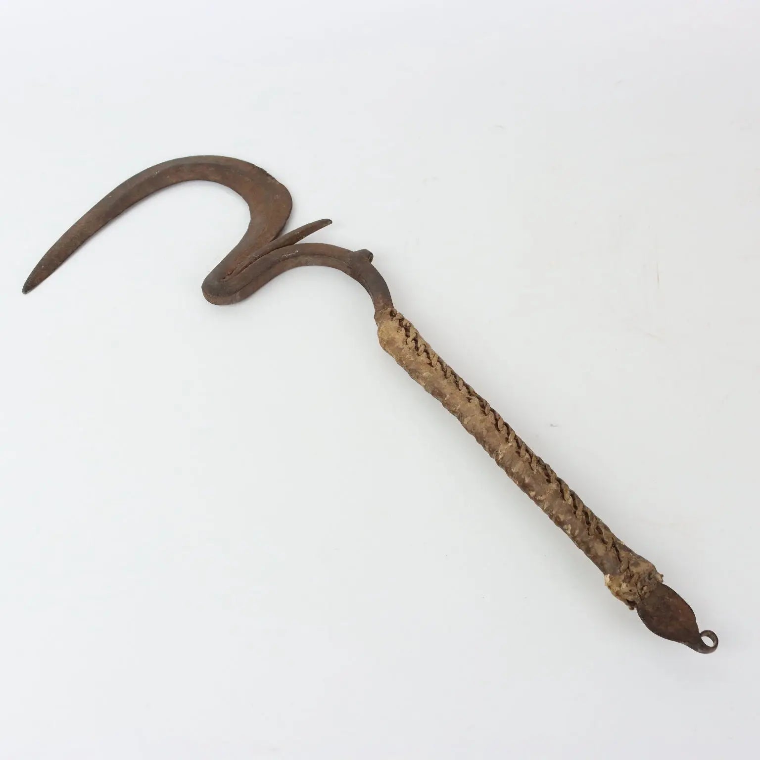 Antique African Knife Leather Iron XX Century - Africa, Late XX Century | Antiques | Fancy Goods