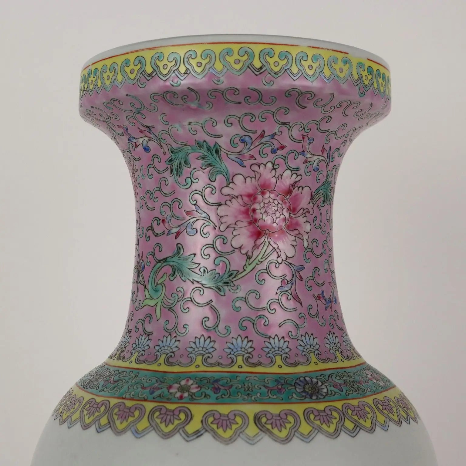 Antique Vases Painted Porcelain Wood Italy XX Century - China, Late XX Century | Antiques | Fancy Goods