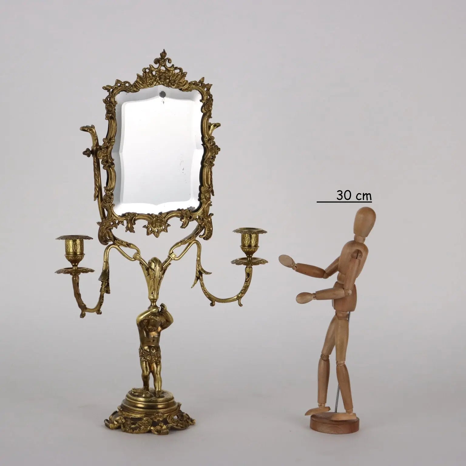 Antique Vanity Mirror Bronze Europe XIX-XX Century - Europe, Late XIX-Early XX Century | Antiques | Fancy Goods